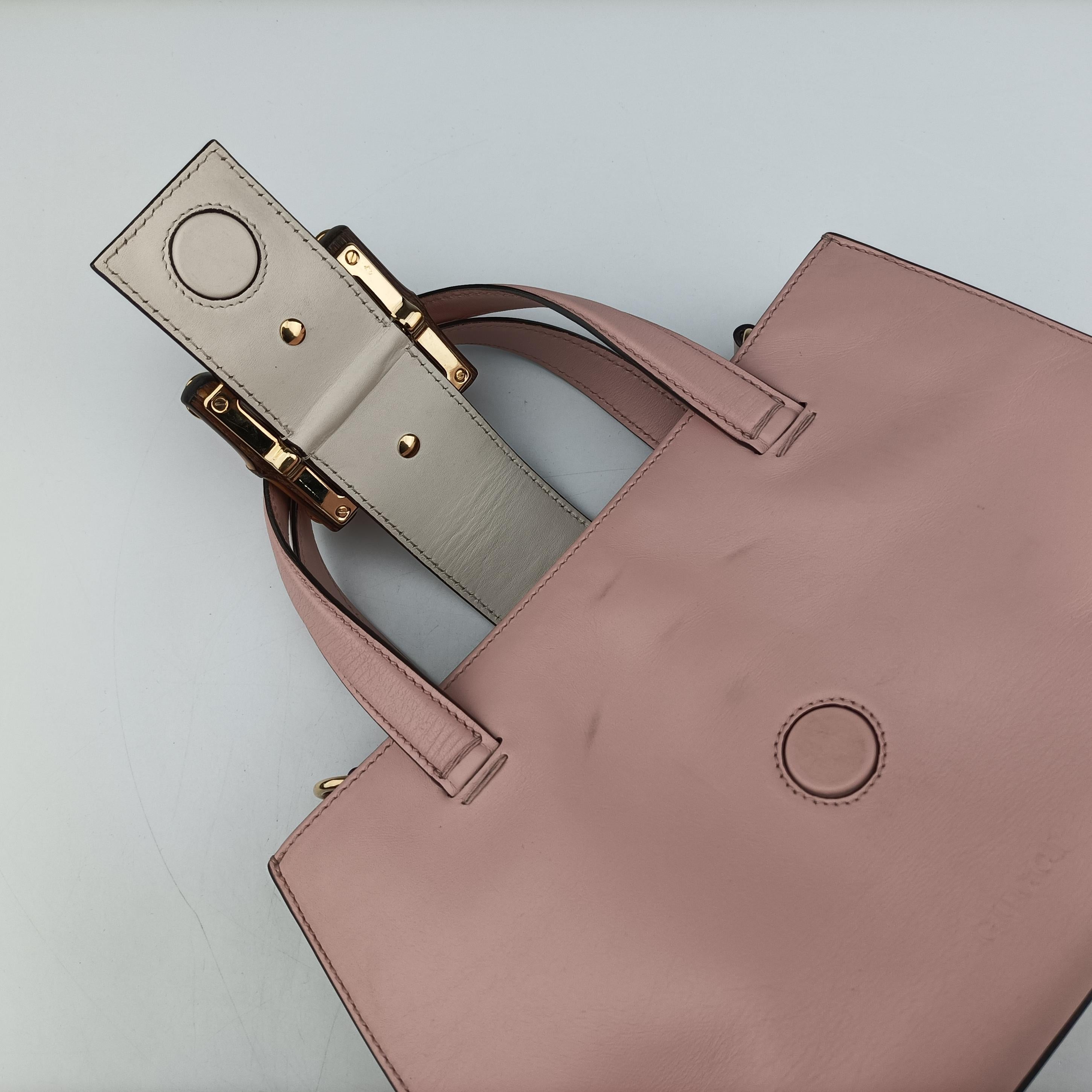 Vintage Gucci Nimfair Bamboo Pink Leather 453756 shoulderbag | stylenewstar
