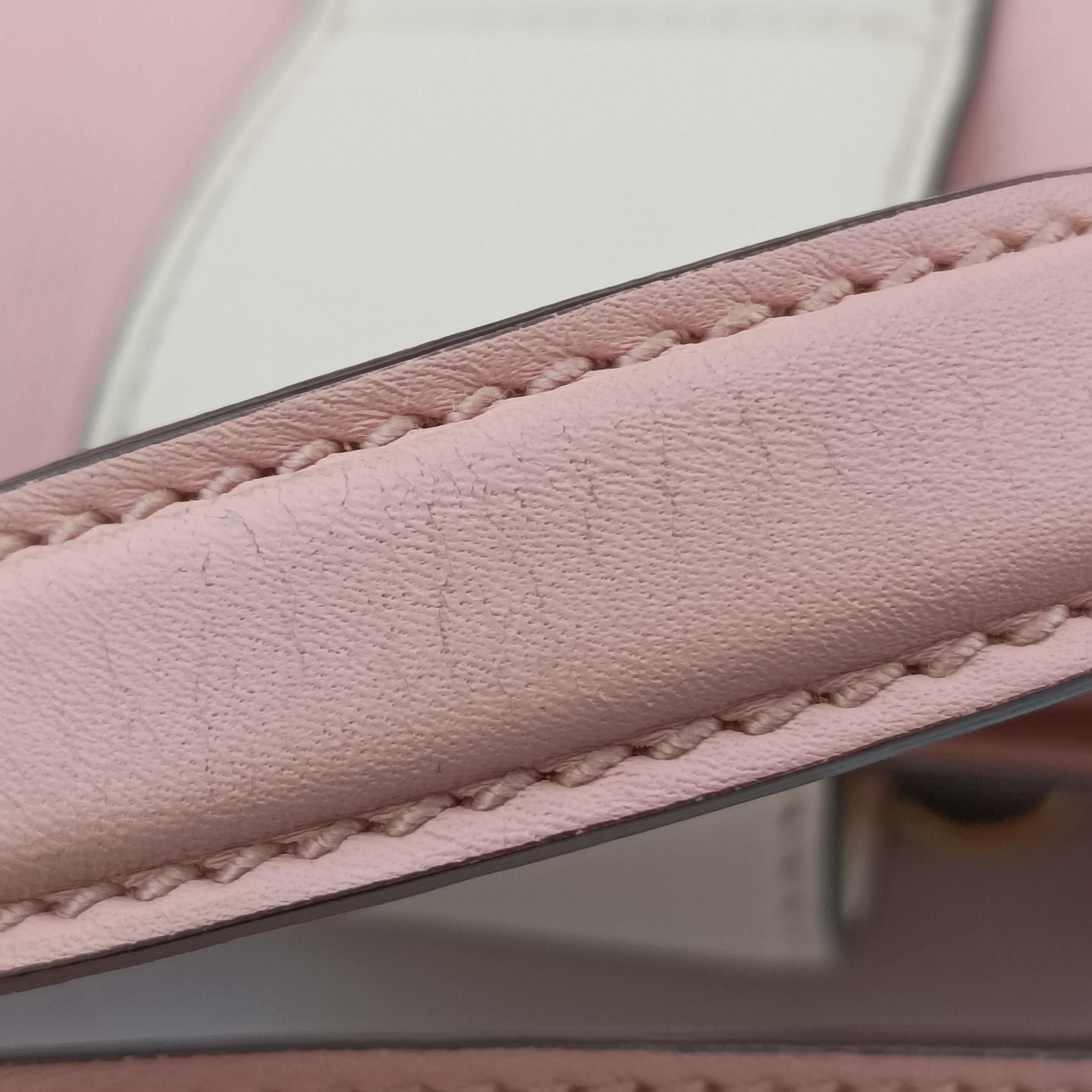 Vintage Gucci Nimfair Bamboo Pink Leather 453756 shoulderbag | stylenewstar