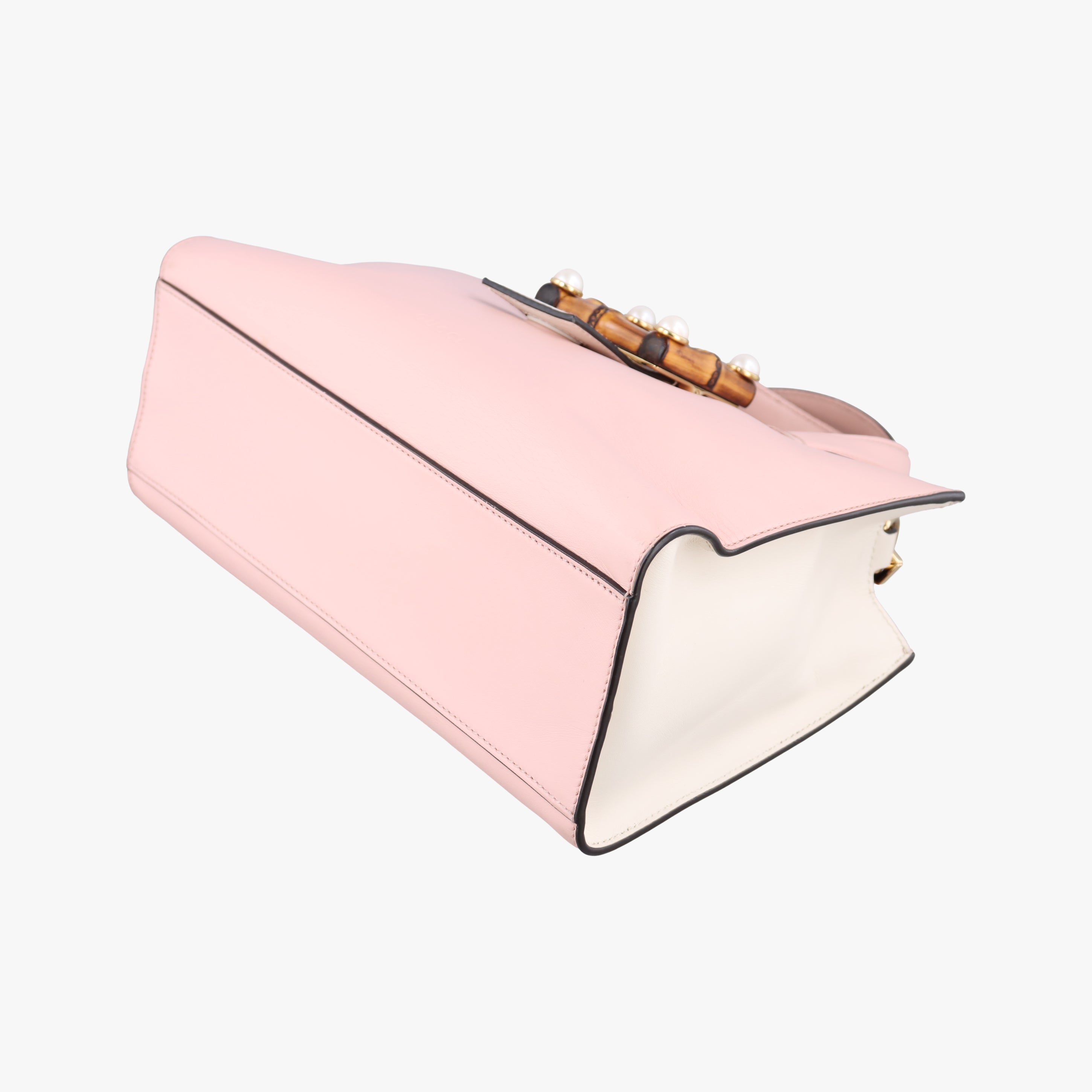 Vintage Gucci Nimfair Bamboo Pink Leather 453756 shoulderbag | stylenewstar