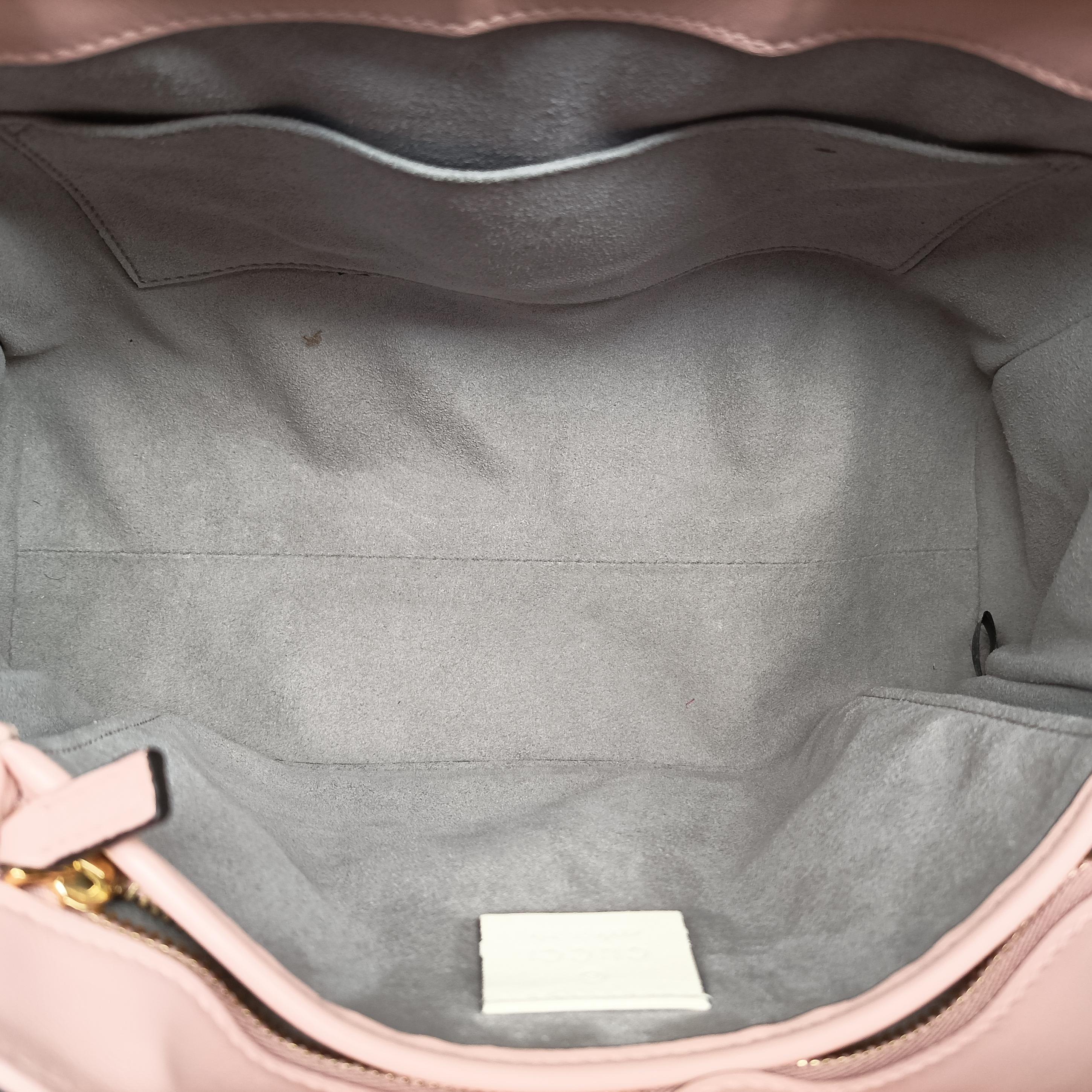 Vintage Gucci Nimfair Bamboo Pink Leather 453756 shoulderbag | stylenewstar