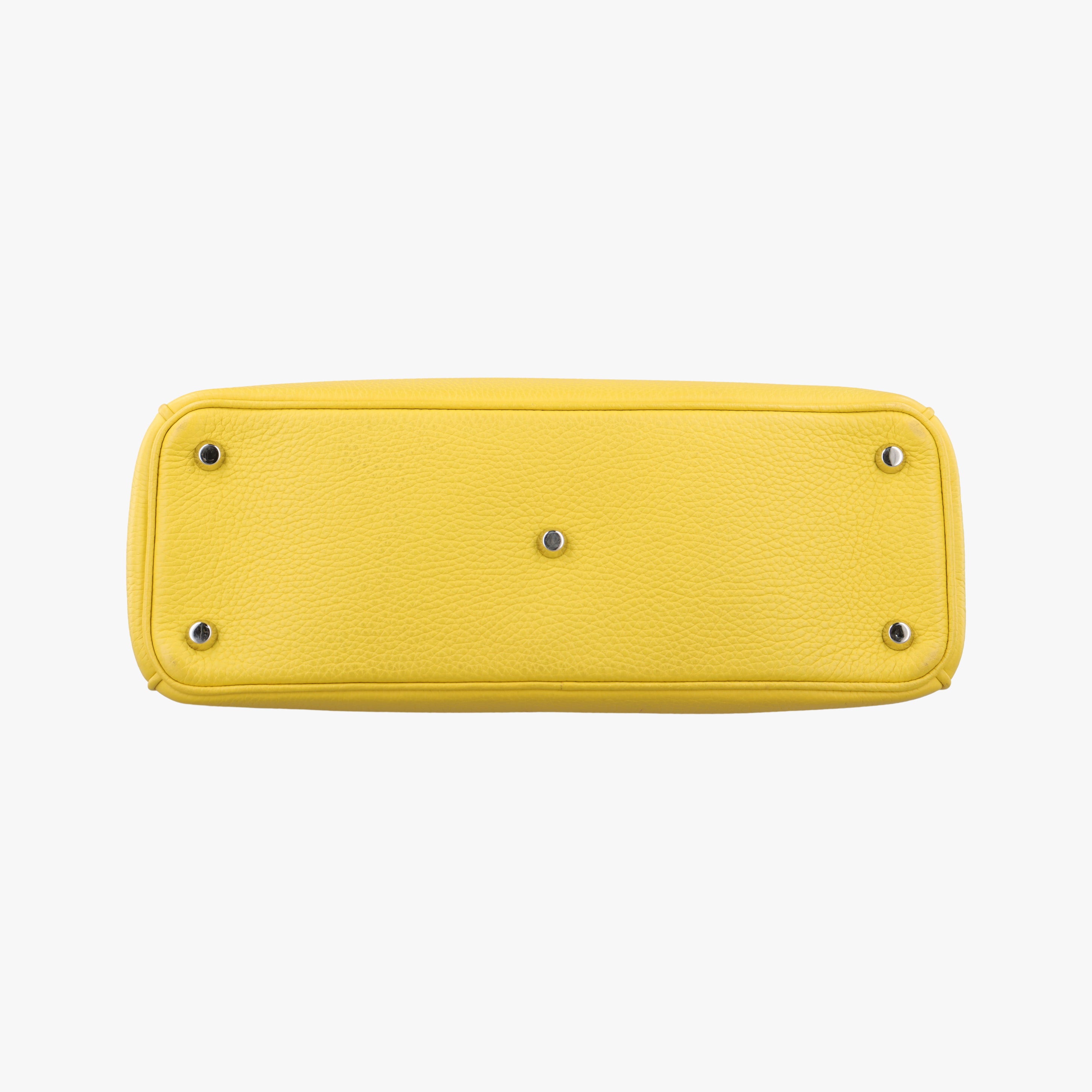 Pre-owned Christian Dior Diorissimo Yellow Leather  shoulderbag | stylenewstar