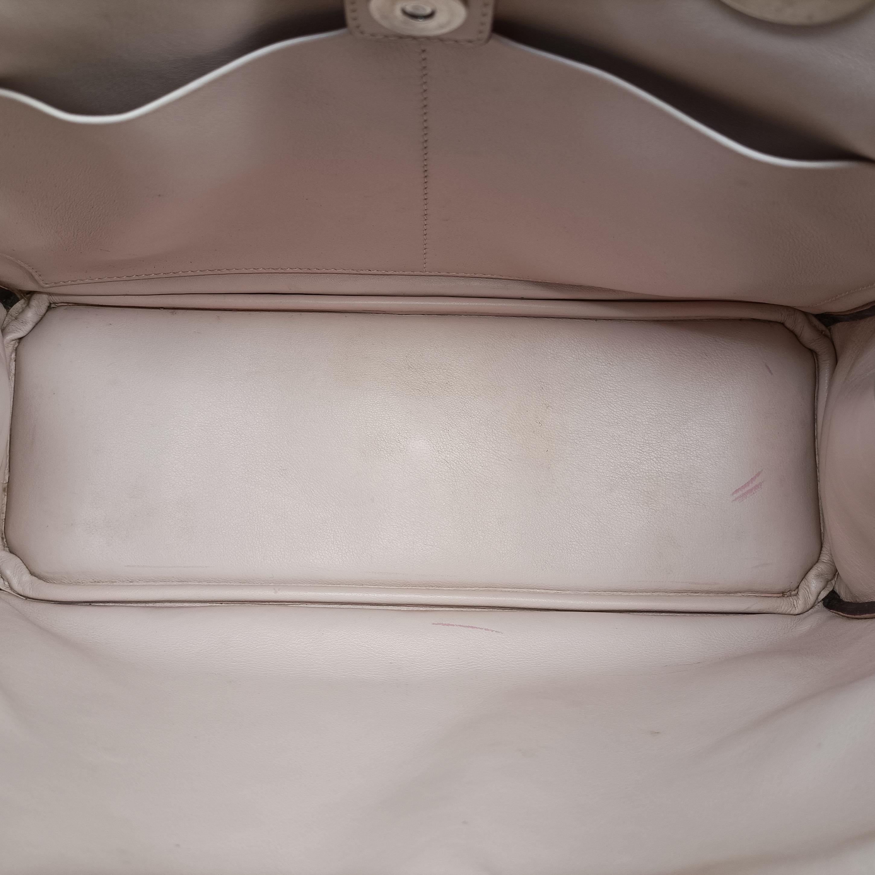 Pre-owned Christian Dior Diorissimo Yellow Leather  shoulderbag | stylenewstar