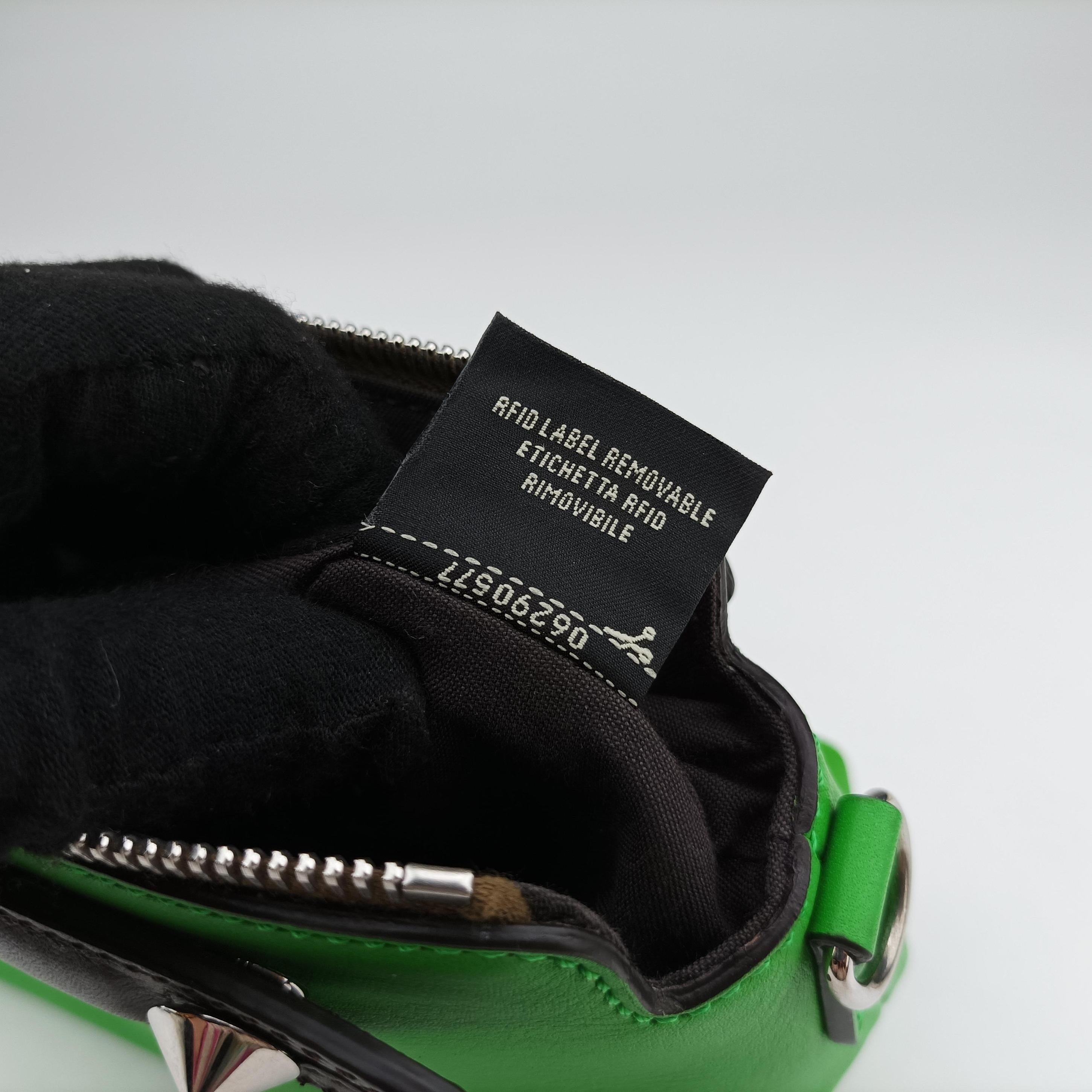 Pre-owned Fendi By the way Green Leather 8BL145 shoulderbag | stylenewstar