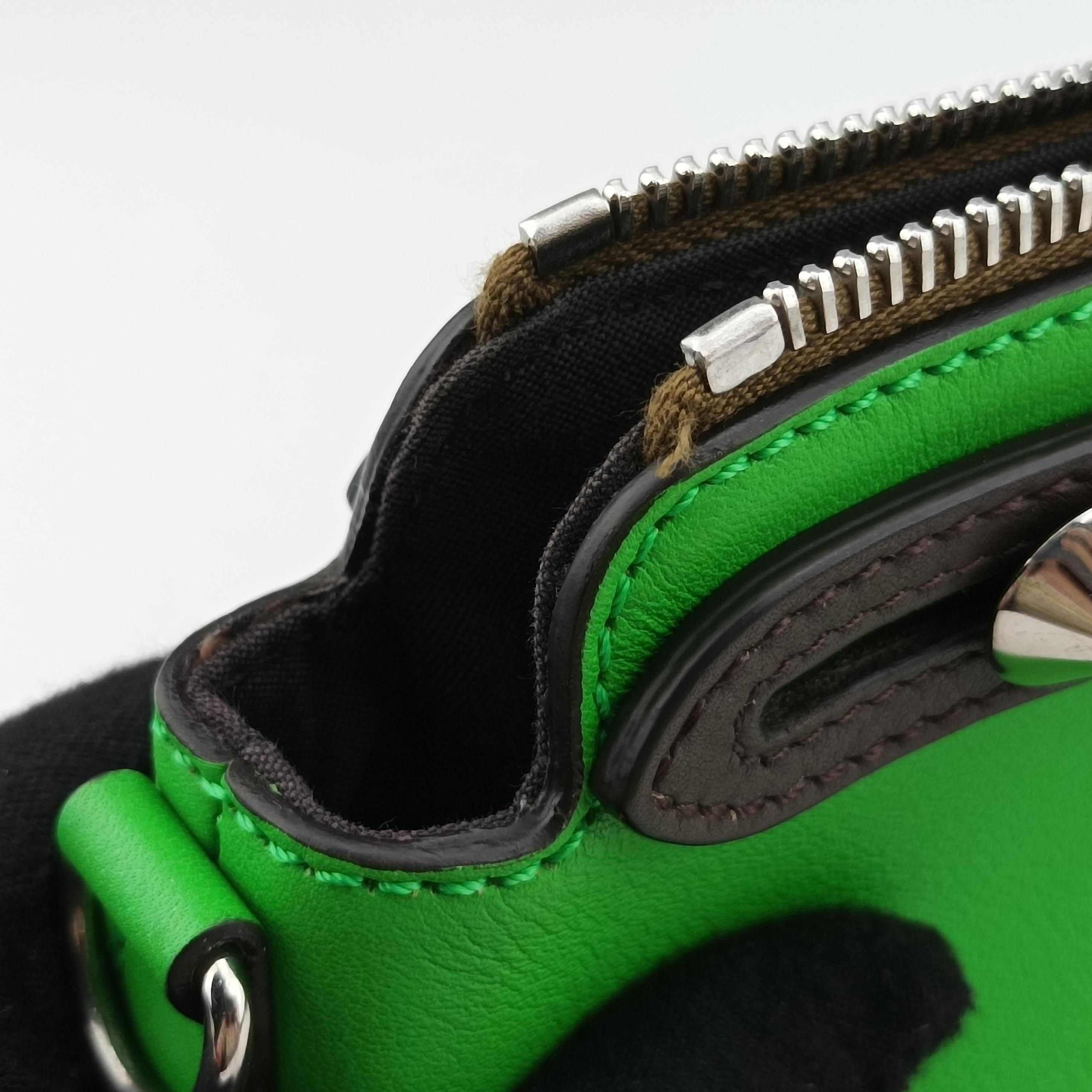 Pre-owned Fendi By the way Green Leather 8BL145 shoulderbag | stylenewstar