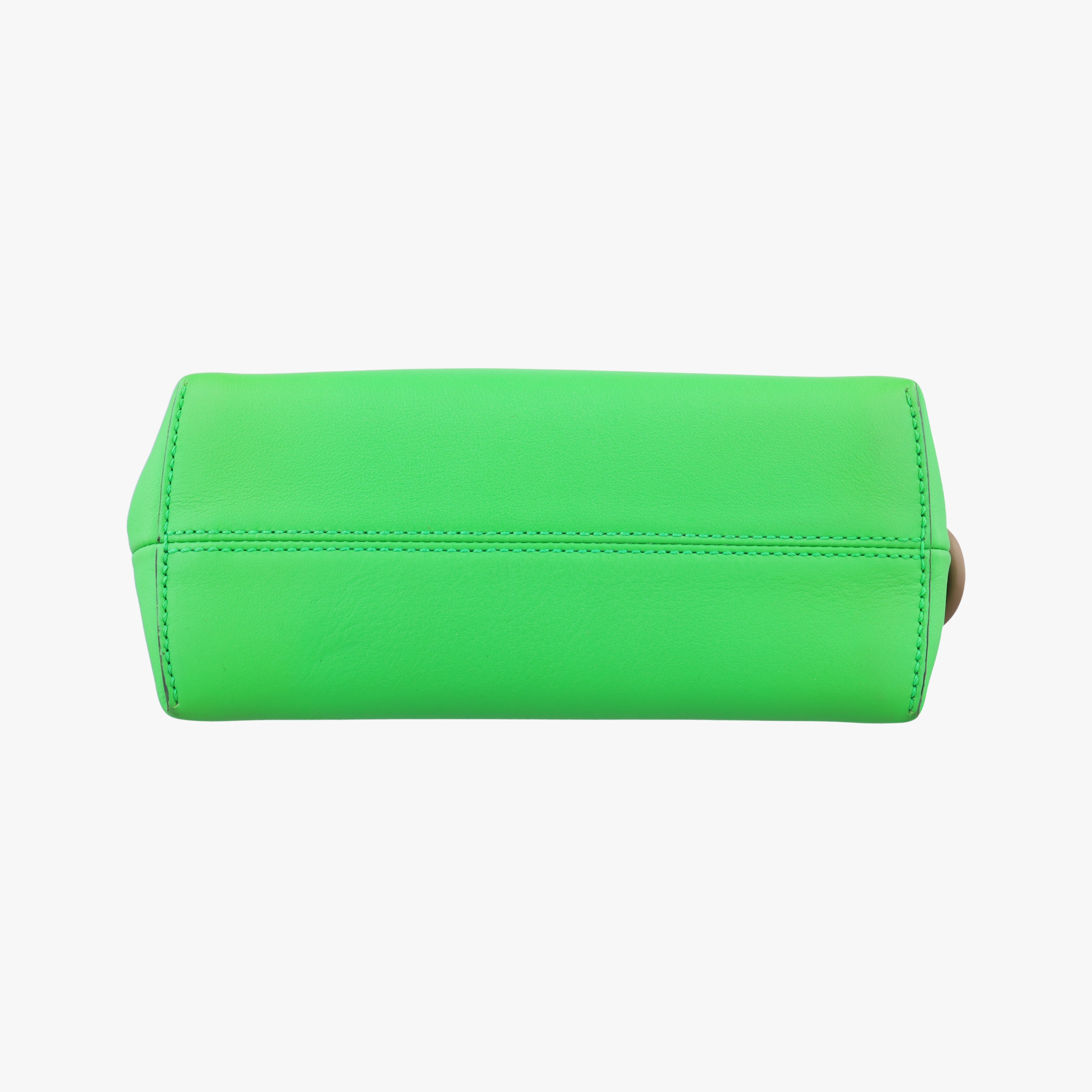 Pre-owned Fendi By the way Green Leather 8BL145 shoulderbag | stylenewstar