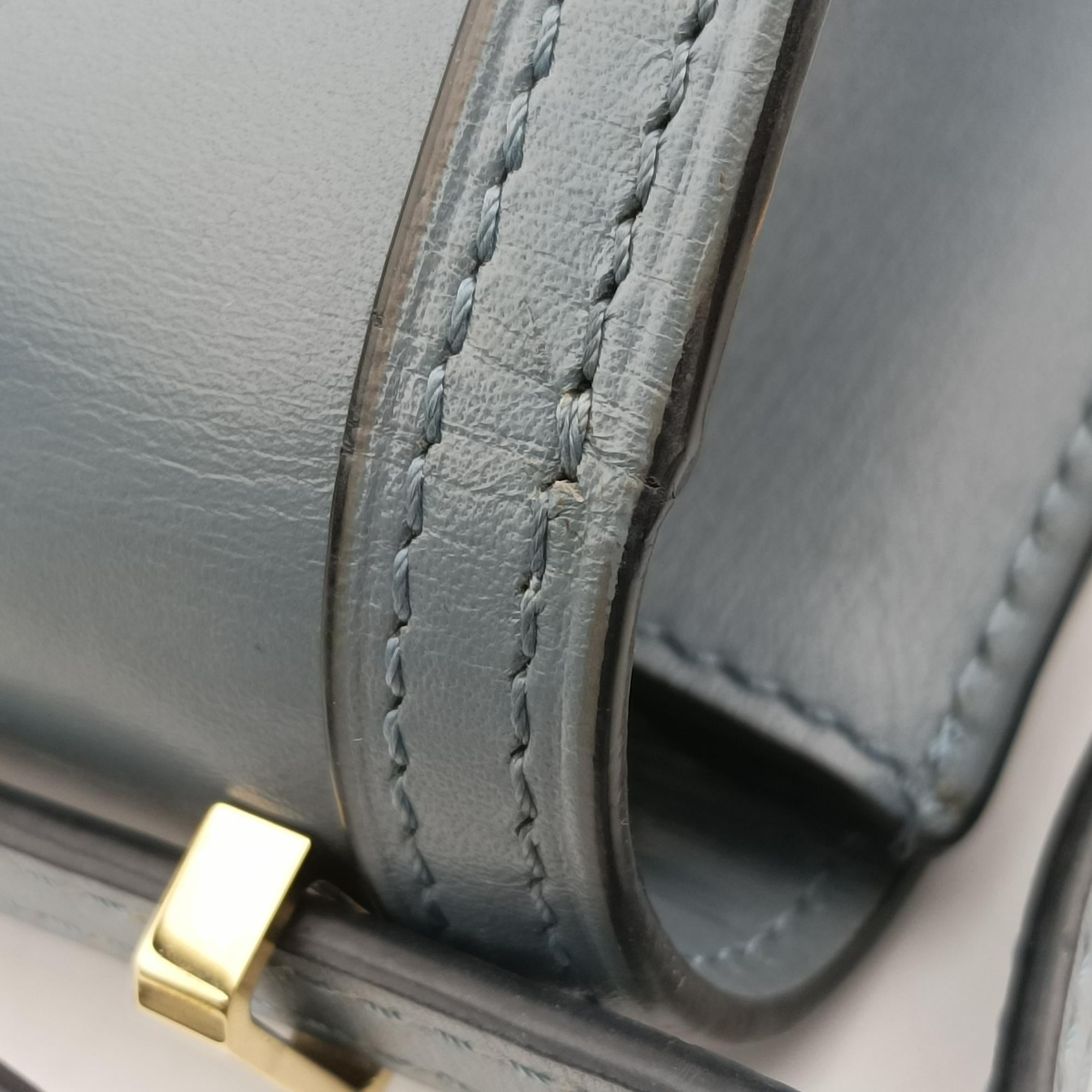 Pre-owned Loewe Barcelona Blue Leather  shoulderbag | stylenewstar