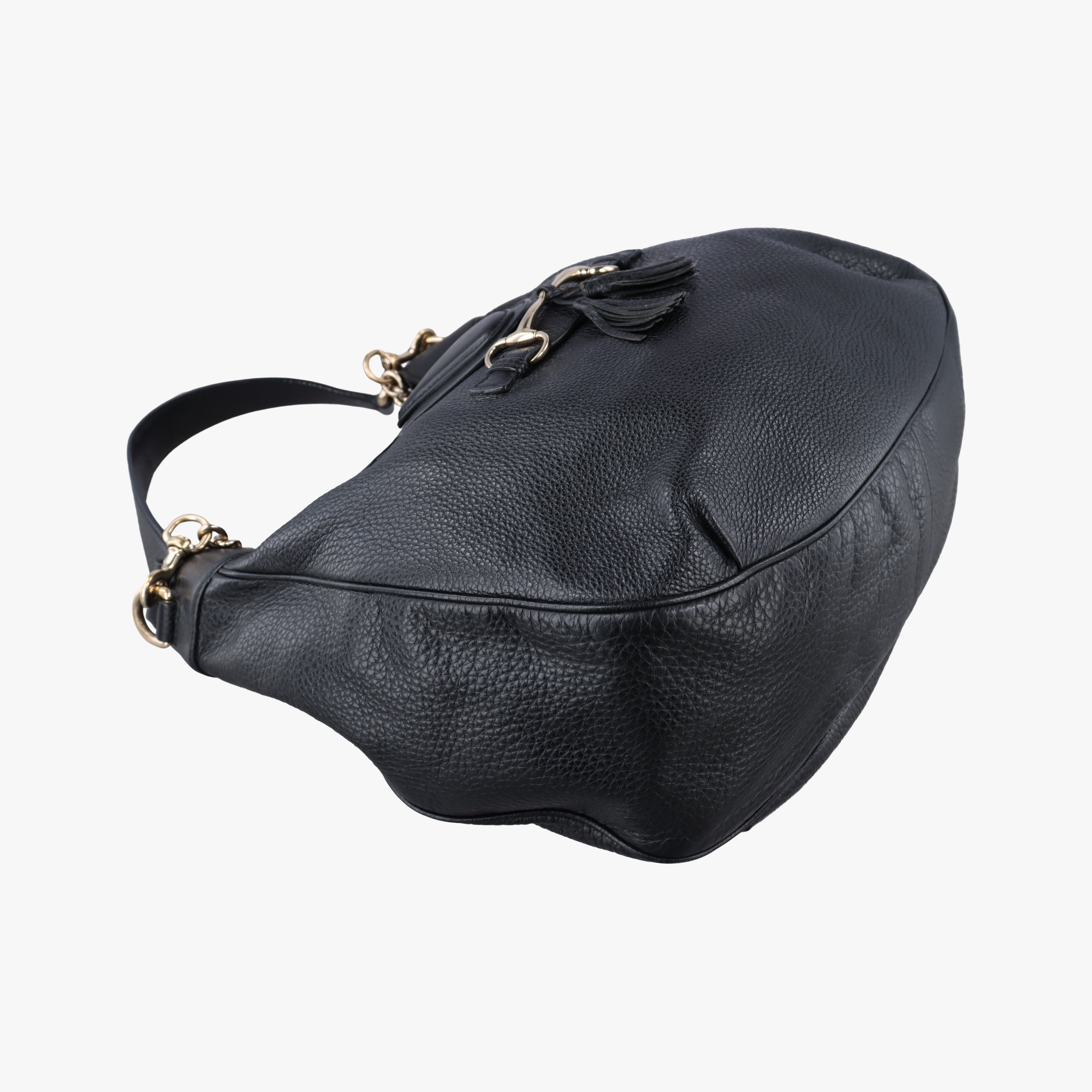 Pre-owned Gucci Emily Hobo Black Leather 322226 shoulderbag | stylenewstar
