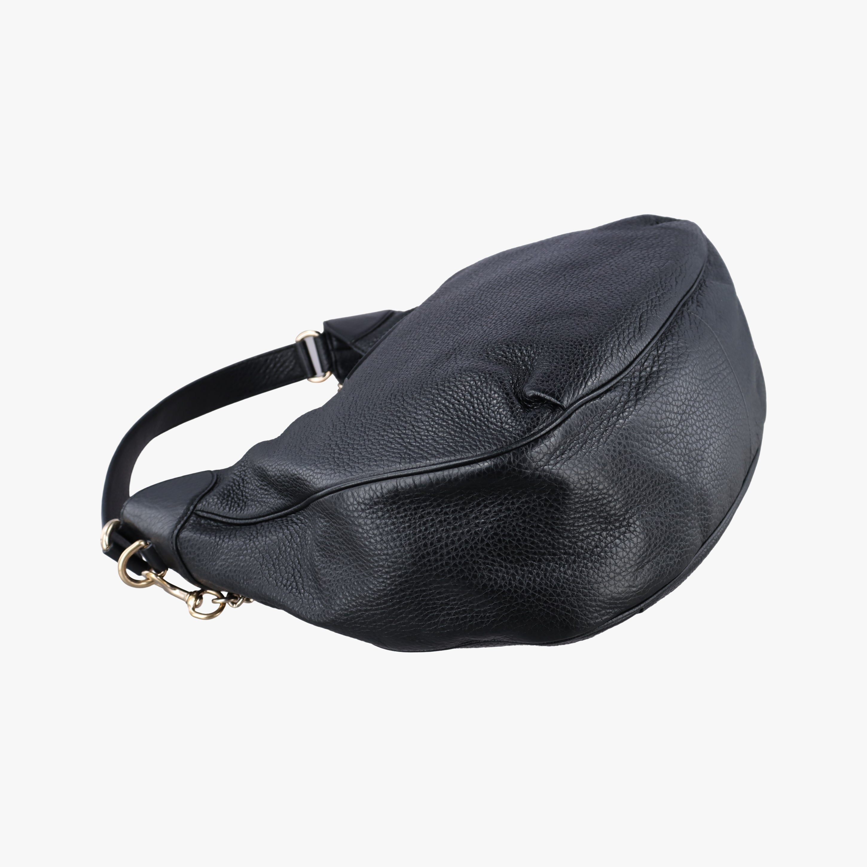 Pre-owned Gucci Emily Hobo Black Leather 322226 shoulderbag | stylenewstar