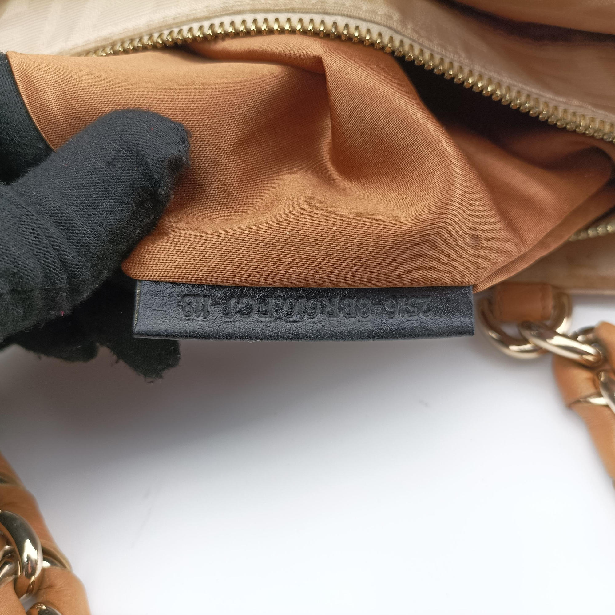 Pre-owned Fendi Mia Golden Canvas 8BR616 shoulderbag | stylenewstar
