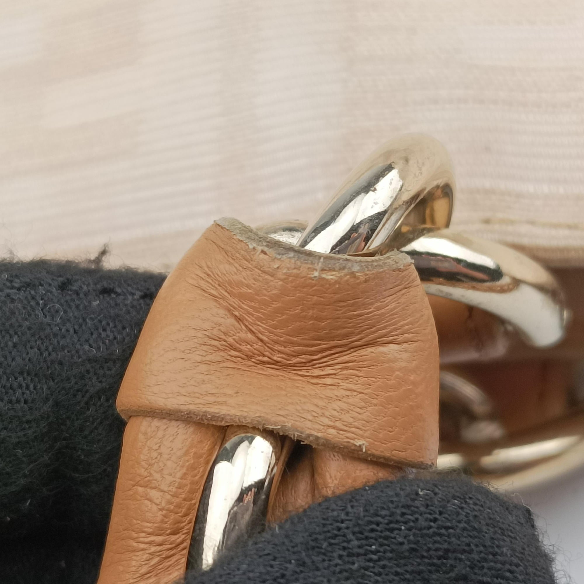 Pre-owned Fendi Mia Golden Canvas 8BR616 shoulderbag | stylenewstar