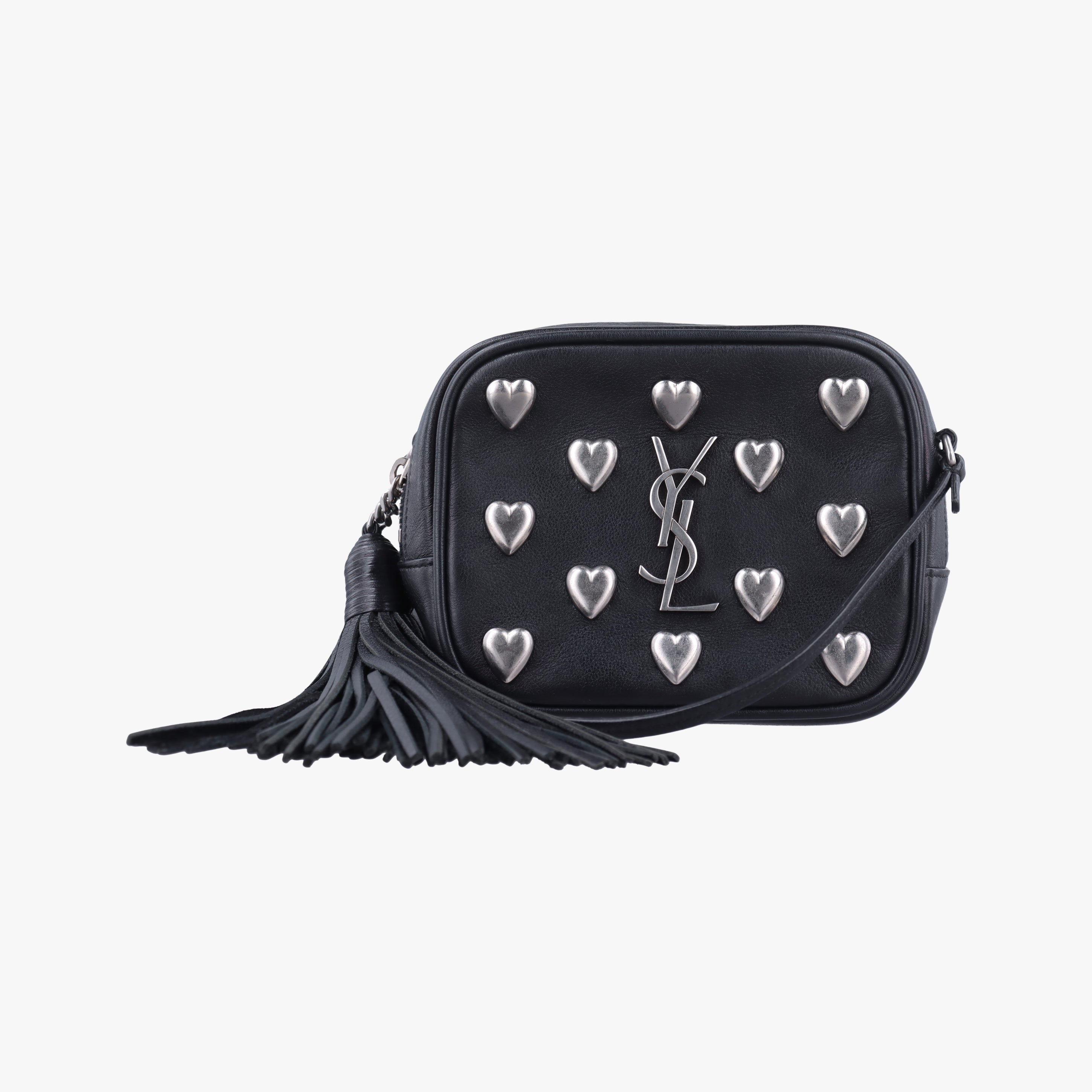 Pre-owned Yves Saint Laurent Monogram Blogger Black Leather 447956 shoulderbag | stylenewstar