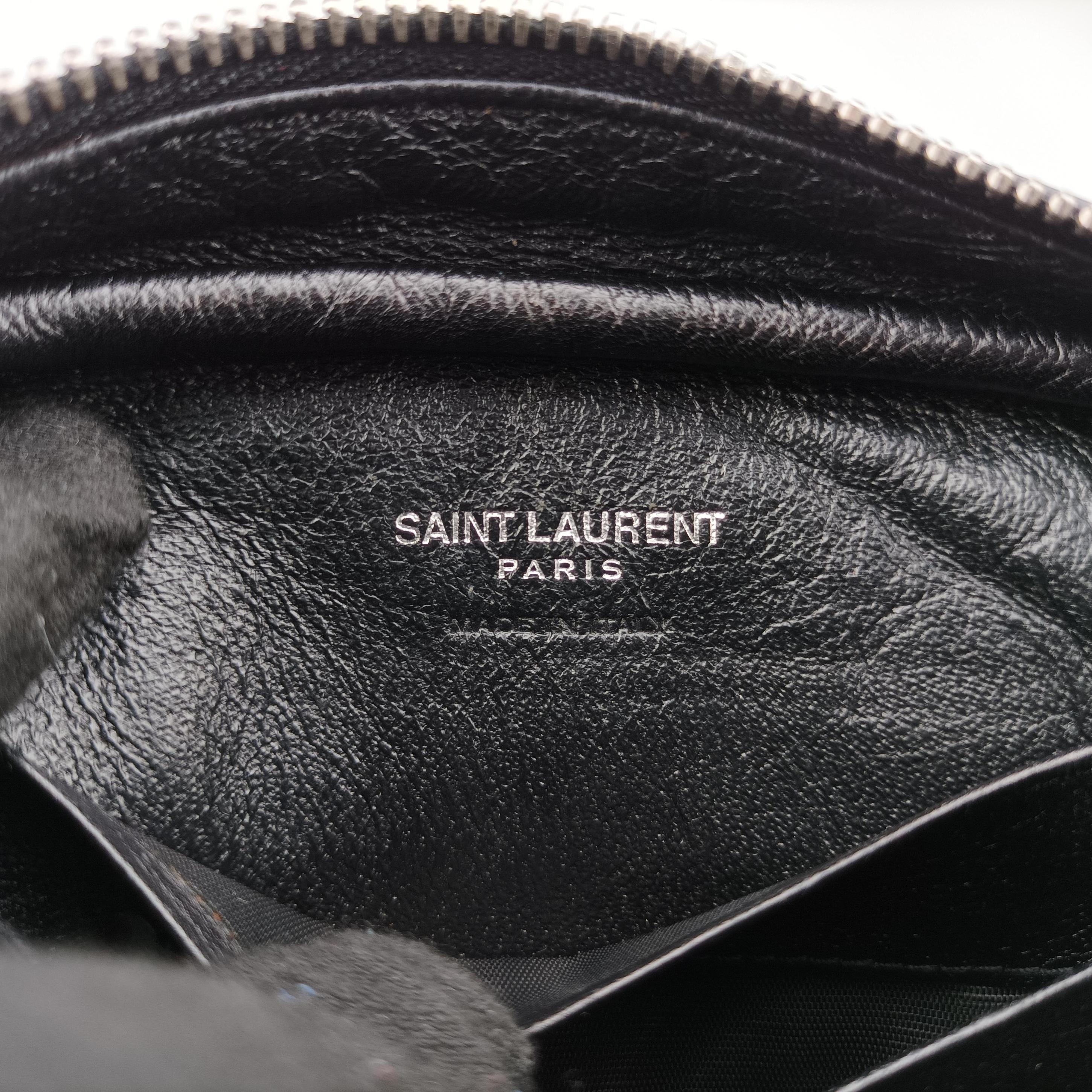 Pre-owned Yves Saint Laurent Monogram Blogger Black Leather 447956 shoulderbag | stylenewstar