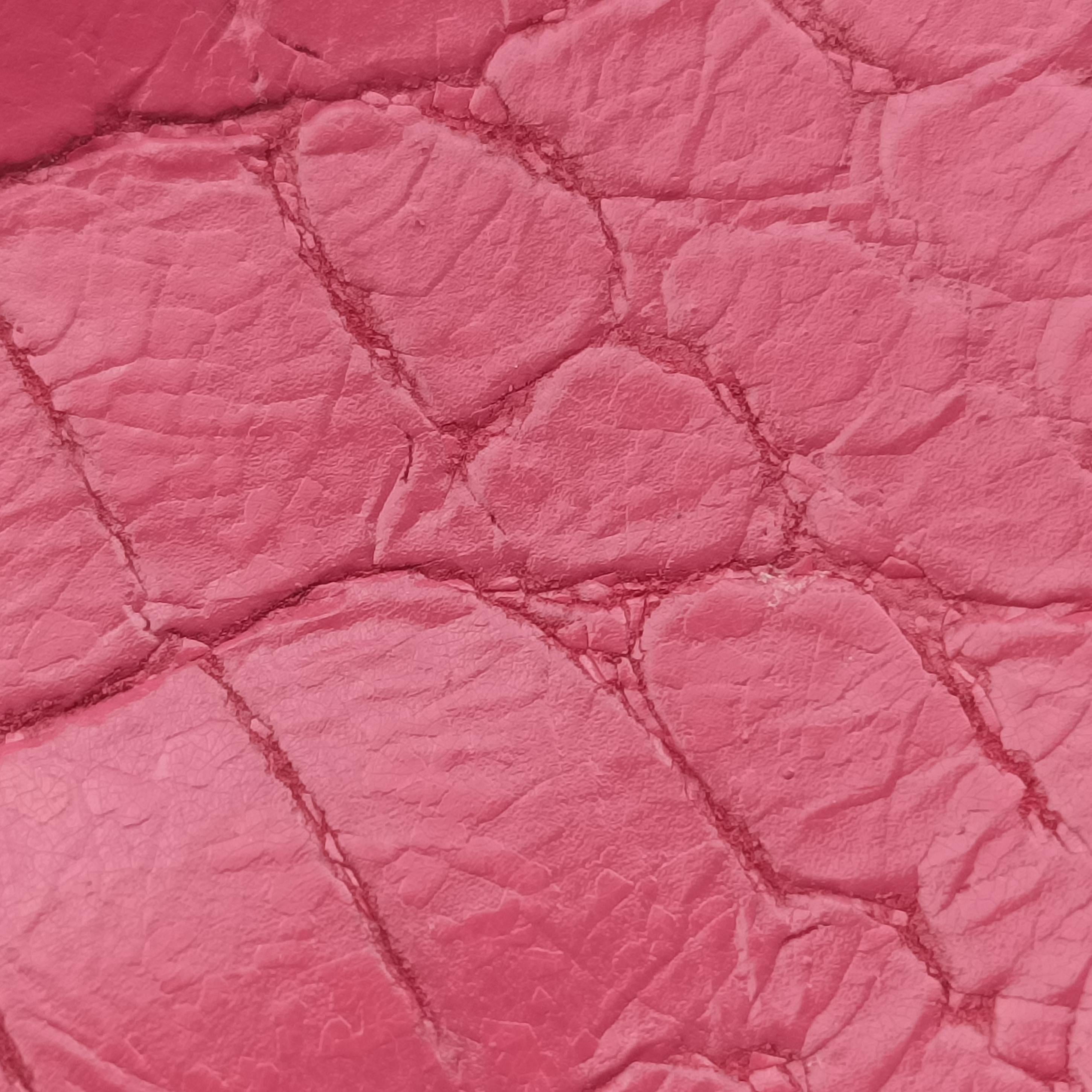 Pre-owned Miu Miu Crocodile embossed Pink leather  shoulderbag | stylenewstar
