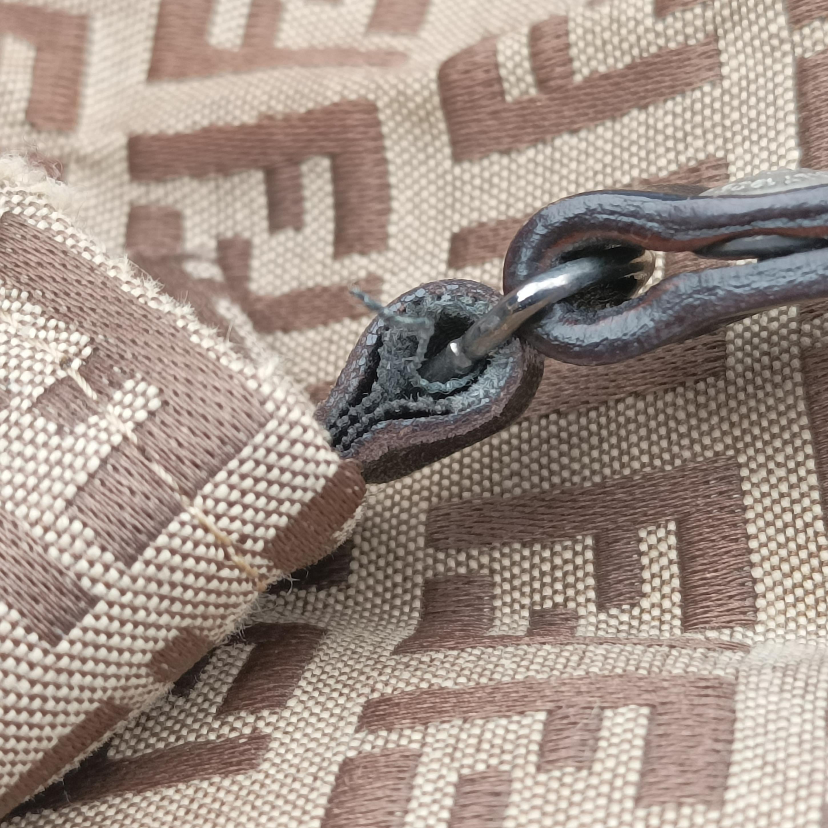 Vintage Fendi Zucchino FF Brown canvas 8BZ002 backpack/rucksack | stylenewstar