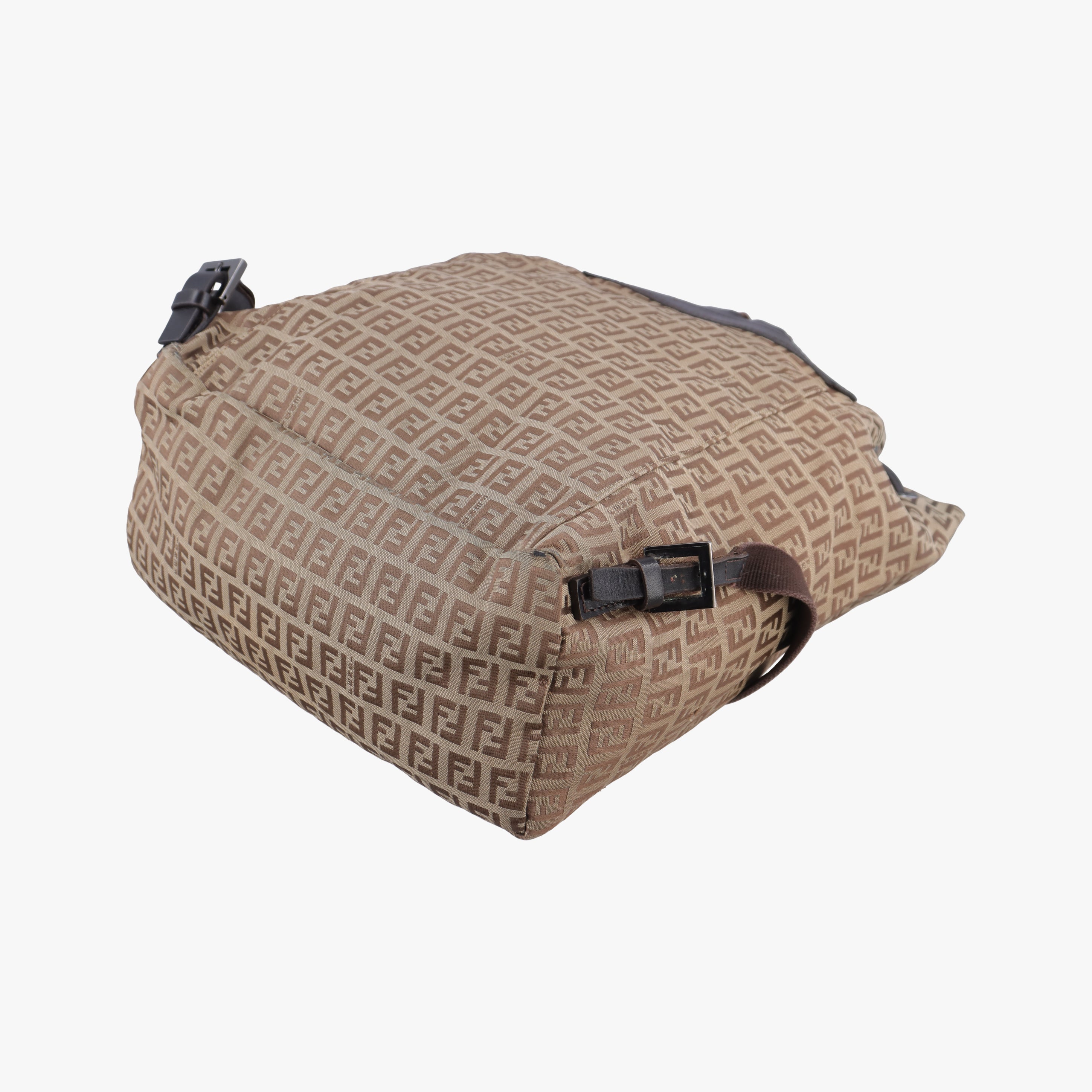 Vintage Fendi Zucchino FF Brown canvas 8BZ002 backpack/rucksack | stylenewstar