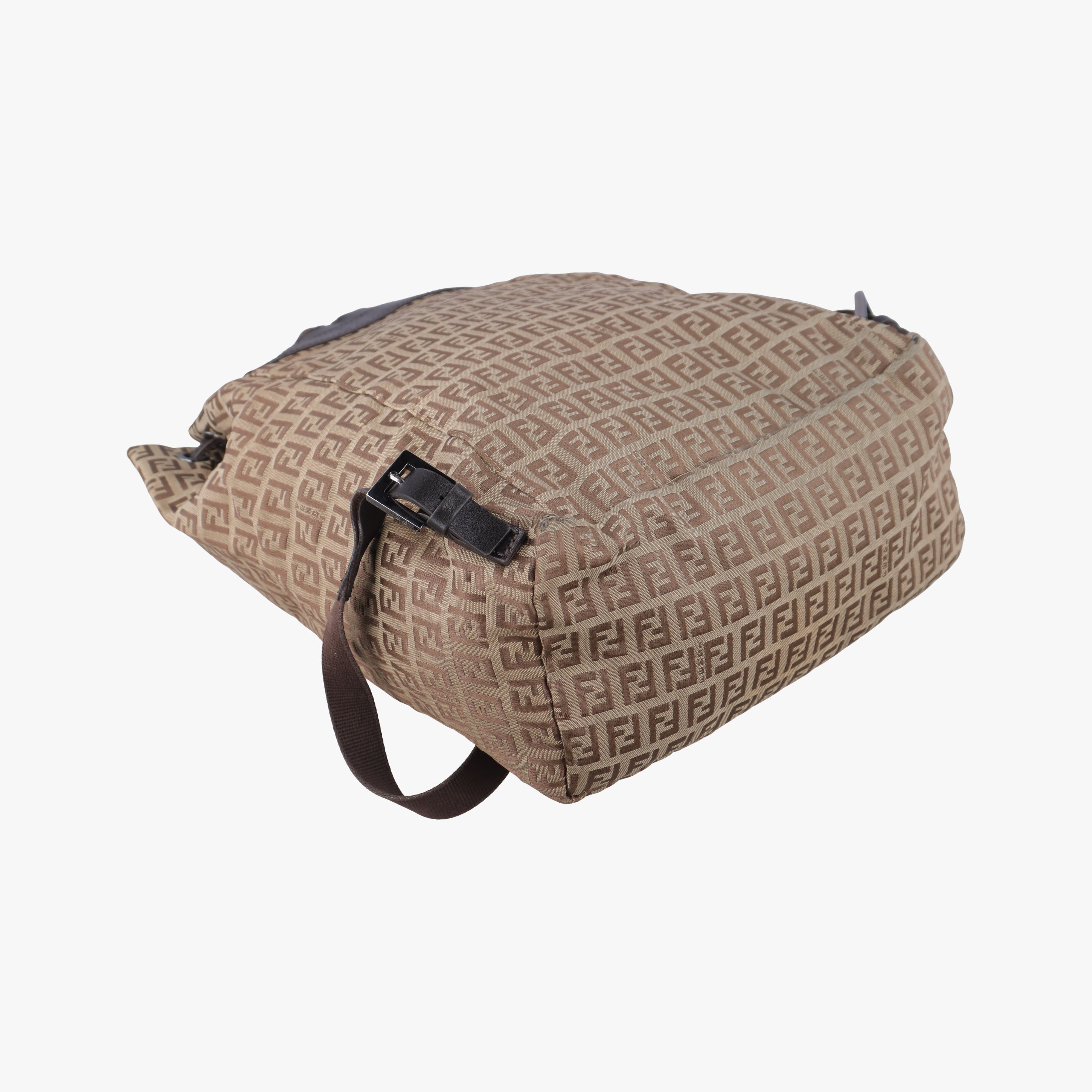 Vintage Fendi Zucchino FF Brown canvas 8BZ002 backpack/rucksack | stylenewstar