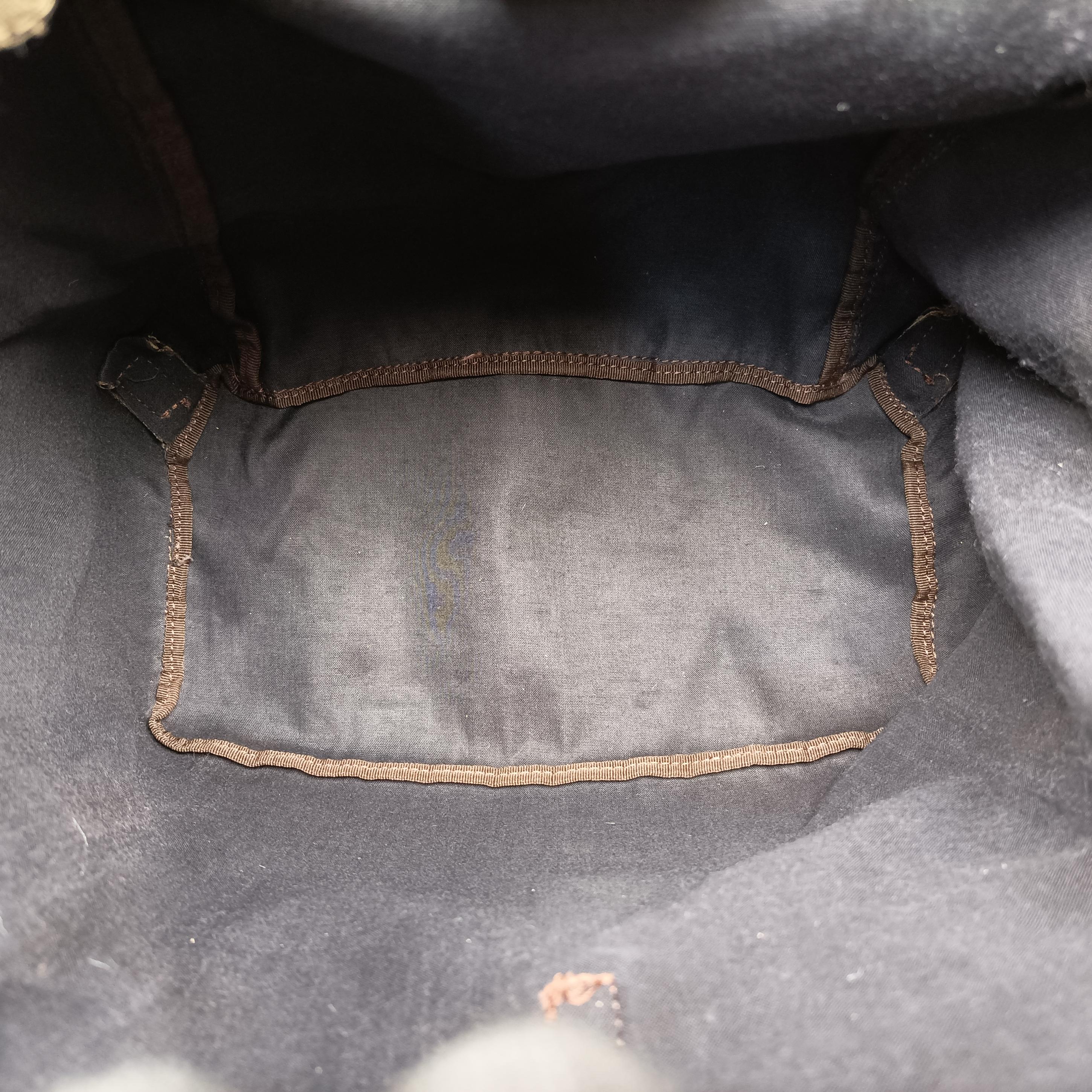 Vintage Fendi Zucchino FF Brown canvas 8BZ002 backpack/rucksack | stylenewstar