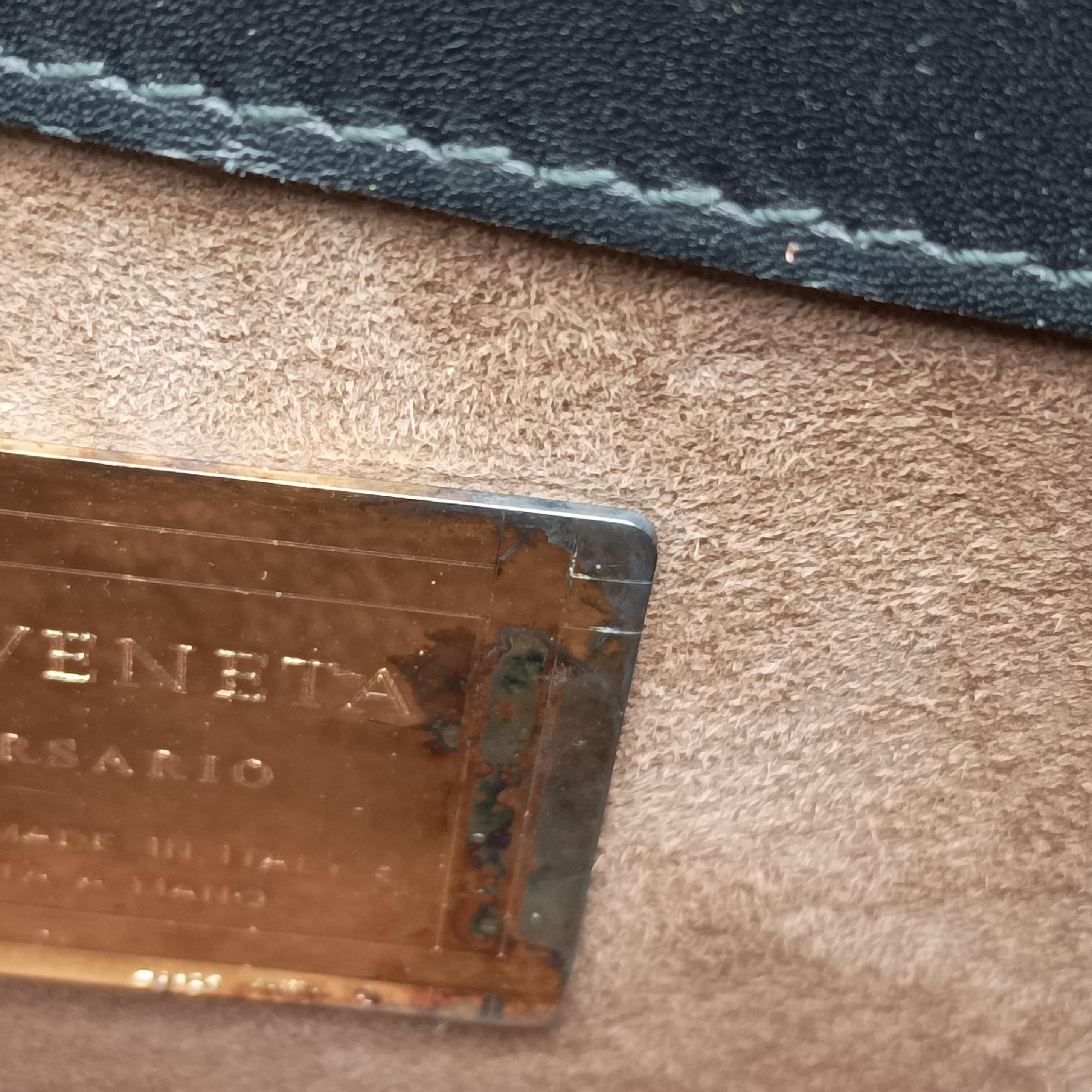 Pre-owned Bottega Veneta Umbria Black × Brown Leather  shoulderbag | stylenewstar