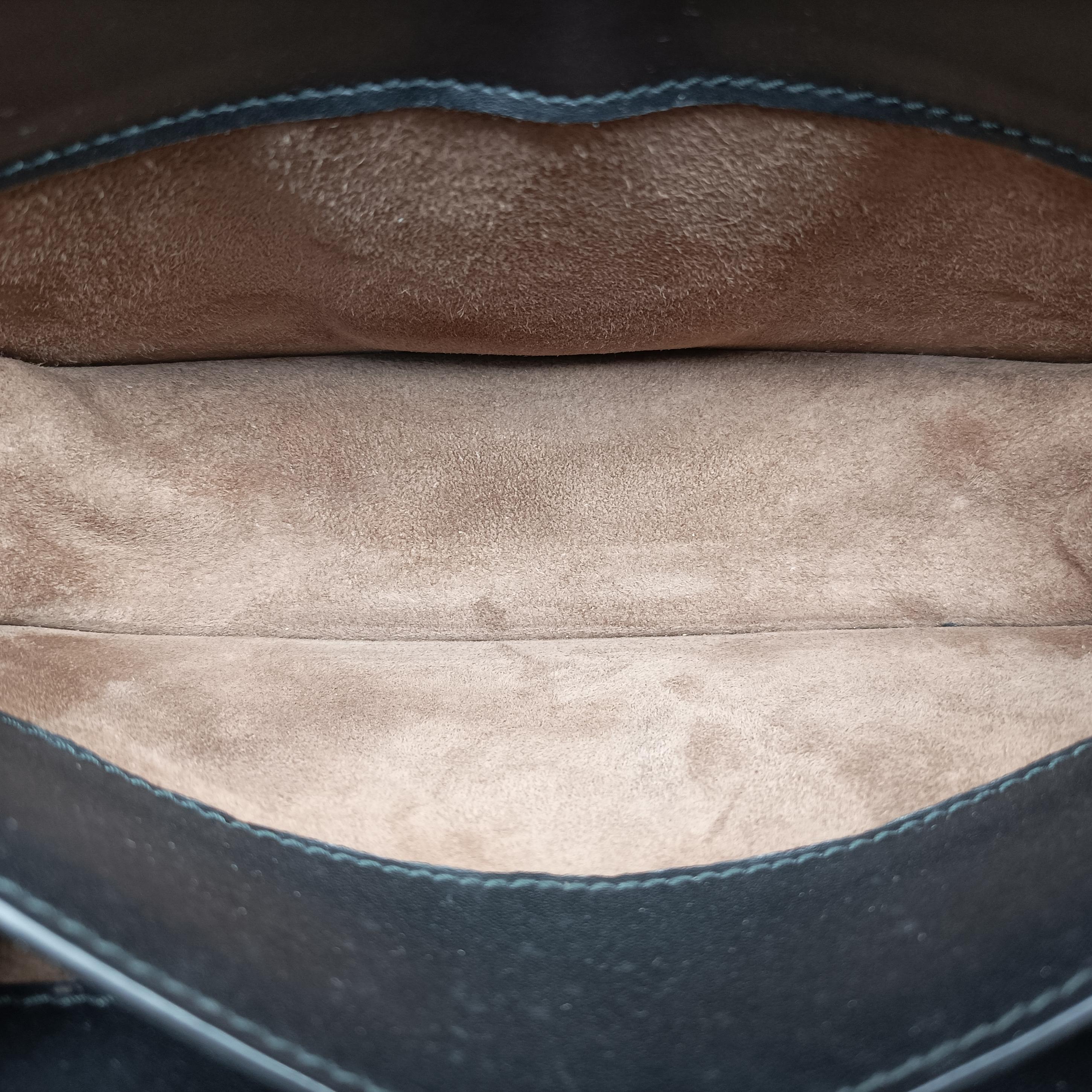 Pre-owned Bottega Veneta Umbria Black × Brown Leather  shoulderbag | stylenewstar