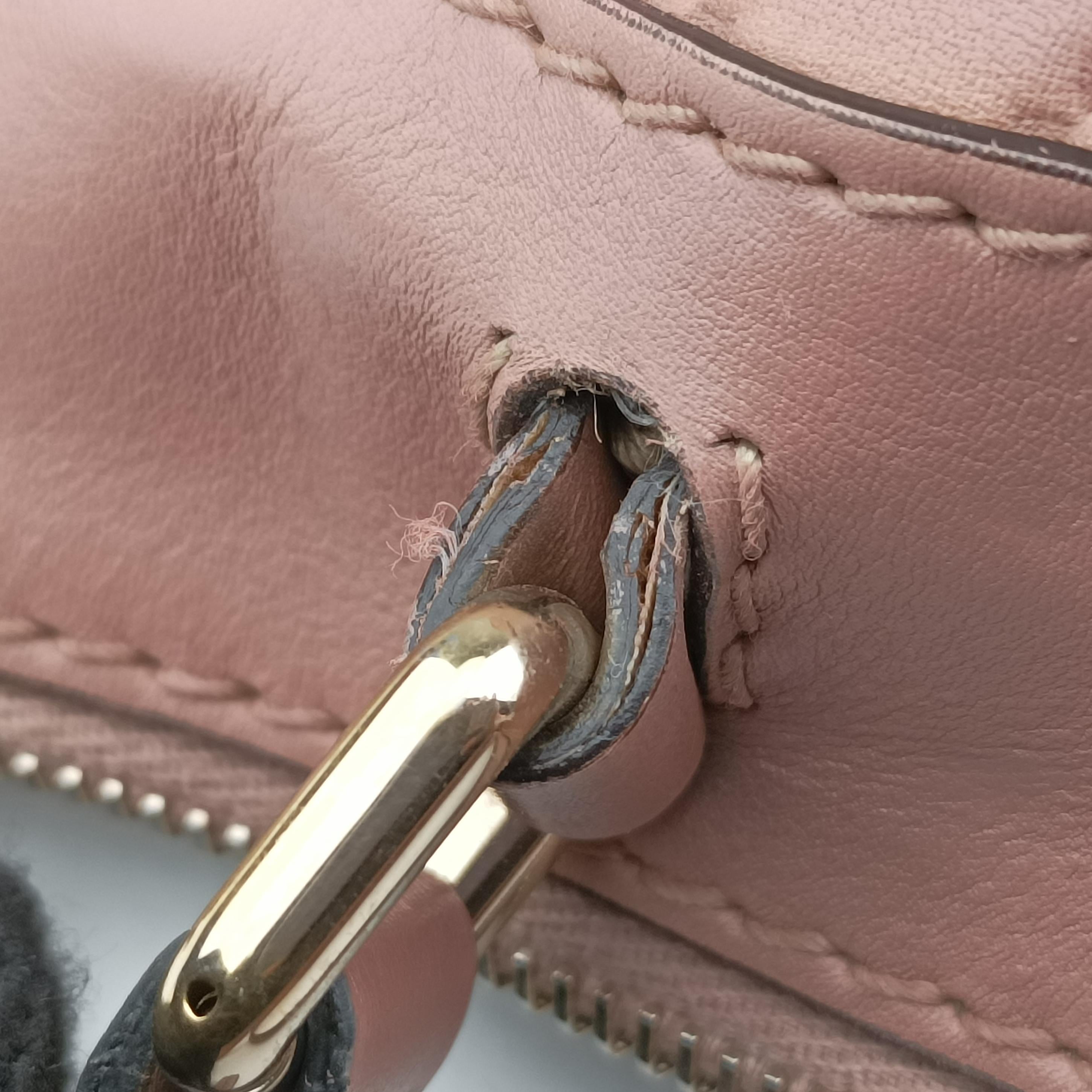 Pre-owned Gucci Guccissima Pink Leather 269894 shoulderbag | stylenewstar