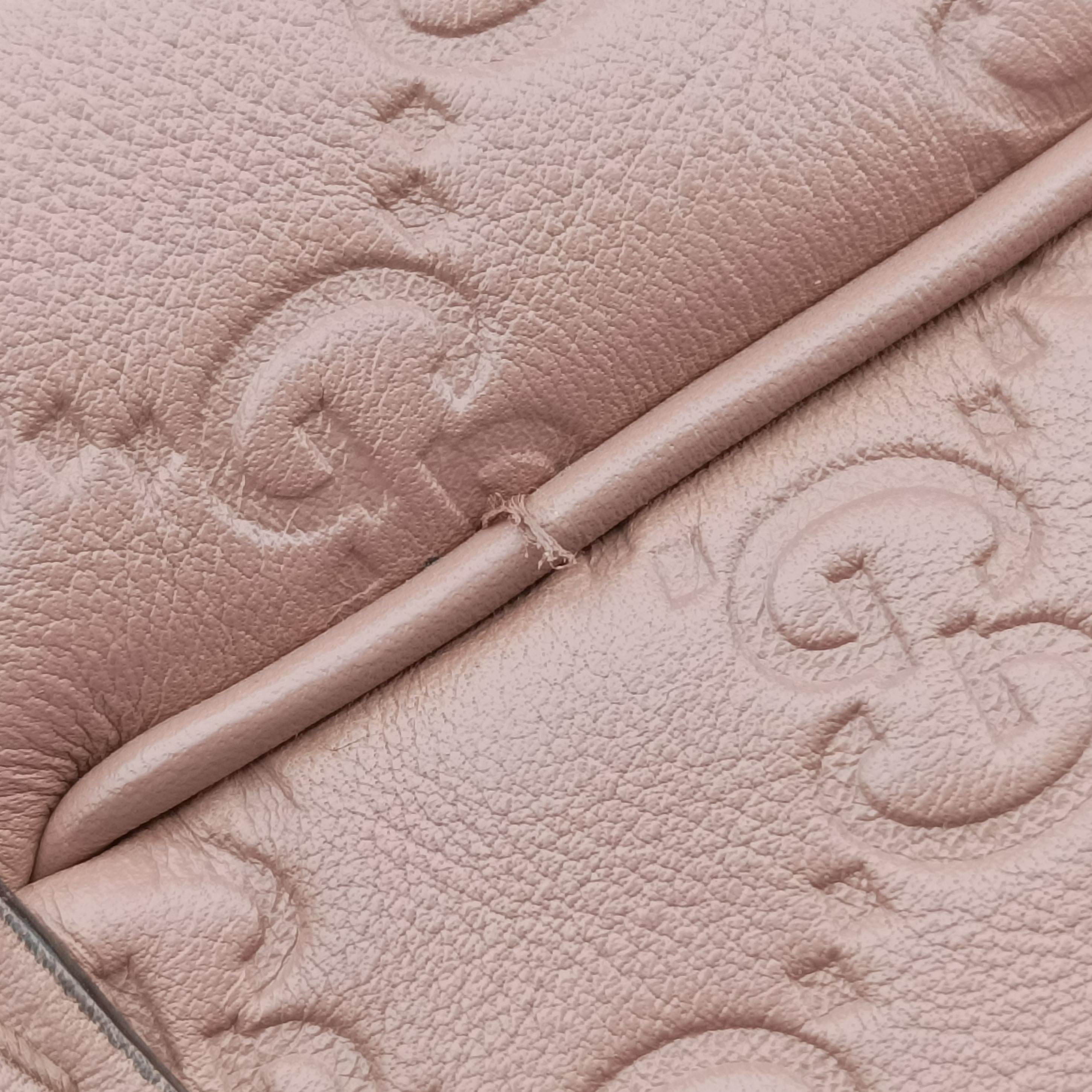 Pre-owned Gucci Guccissima Pink Leather 269894 shoulderbag | stylenewstar