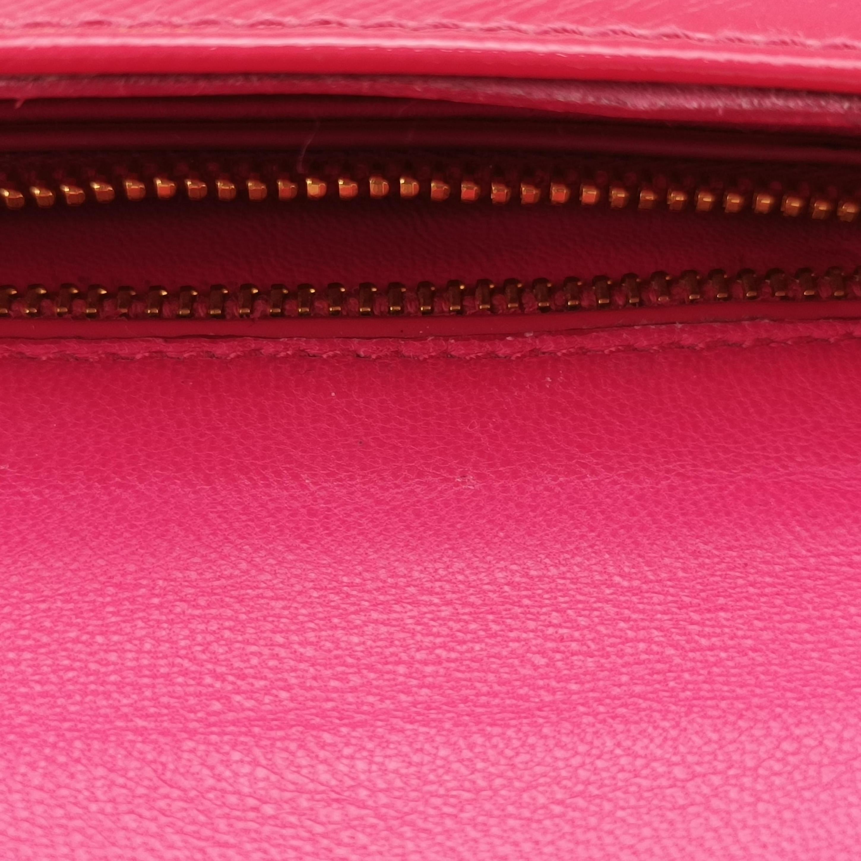 Secondhand Prada lock　Fuoco　Sound Top Handle Red SAFFIANO Leather BT0963 shoulderbag | stylenewstar