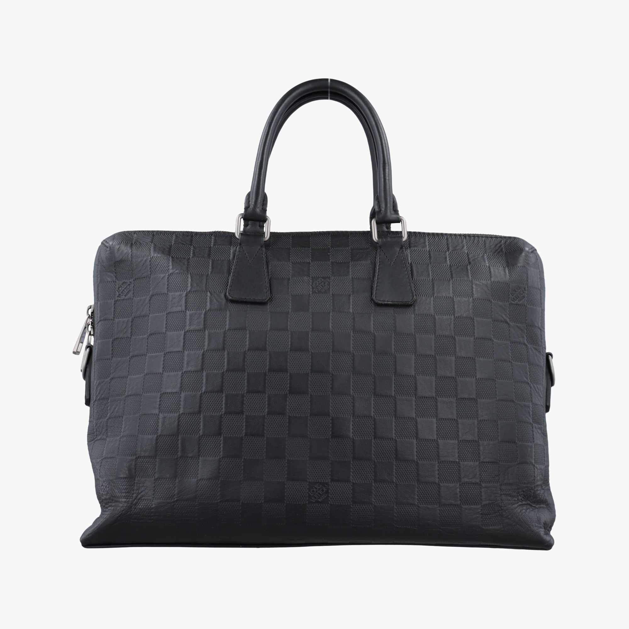 Secondhand Louis Vuitton Porte Documents Jour Noir Damier Graphite N48224 handbag | stylenewstar