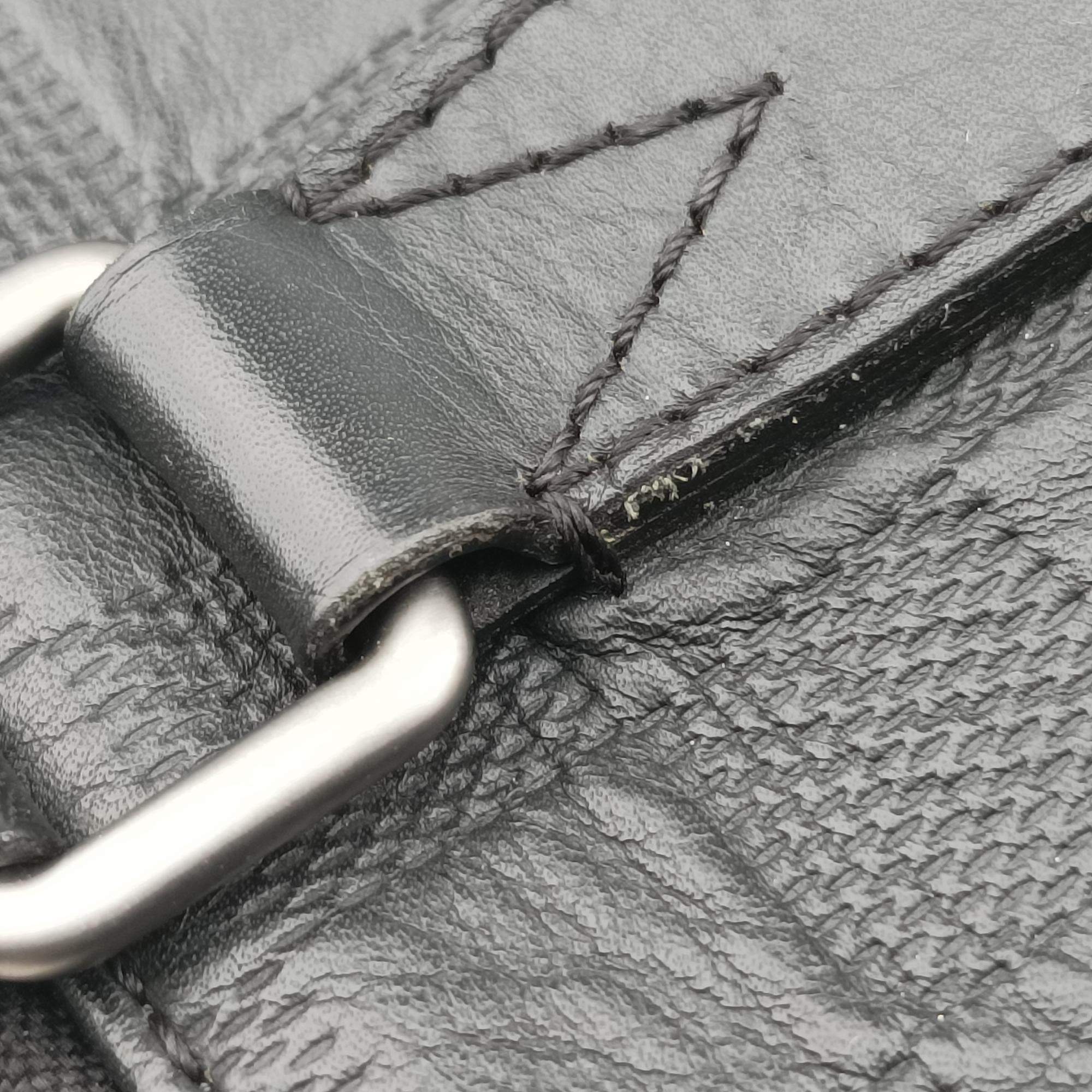 Secondhand Louis Vuitton Porte Documents Jour Noir Damier Graphite N48224 handbag | stylenewstar