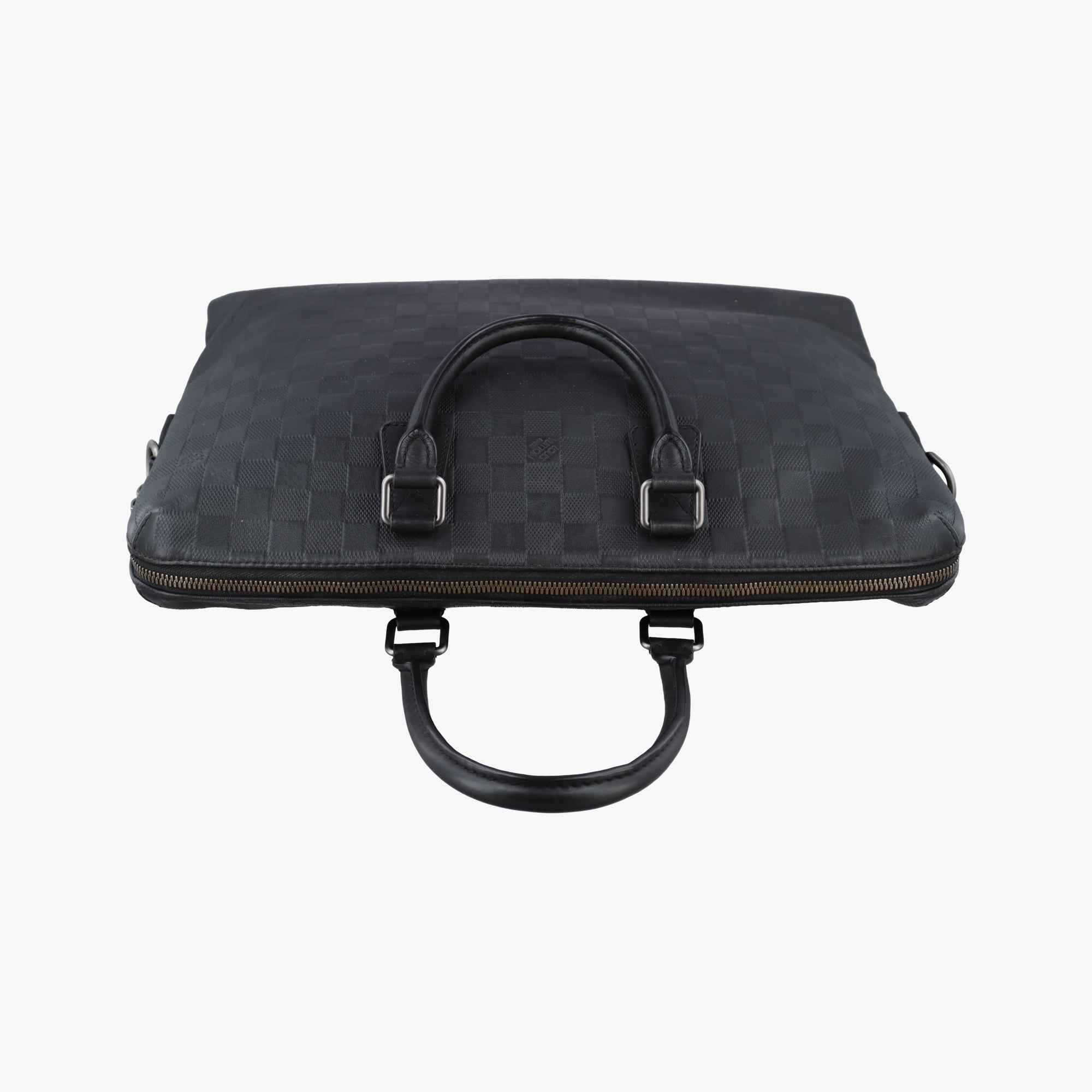 Secondhand Louis Vuitton Porte Documents Jour Noir Damier Graphite N48224 handbag | stylenewstar