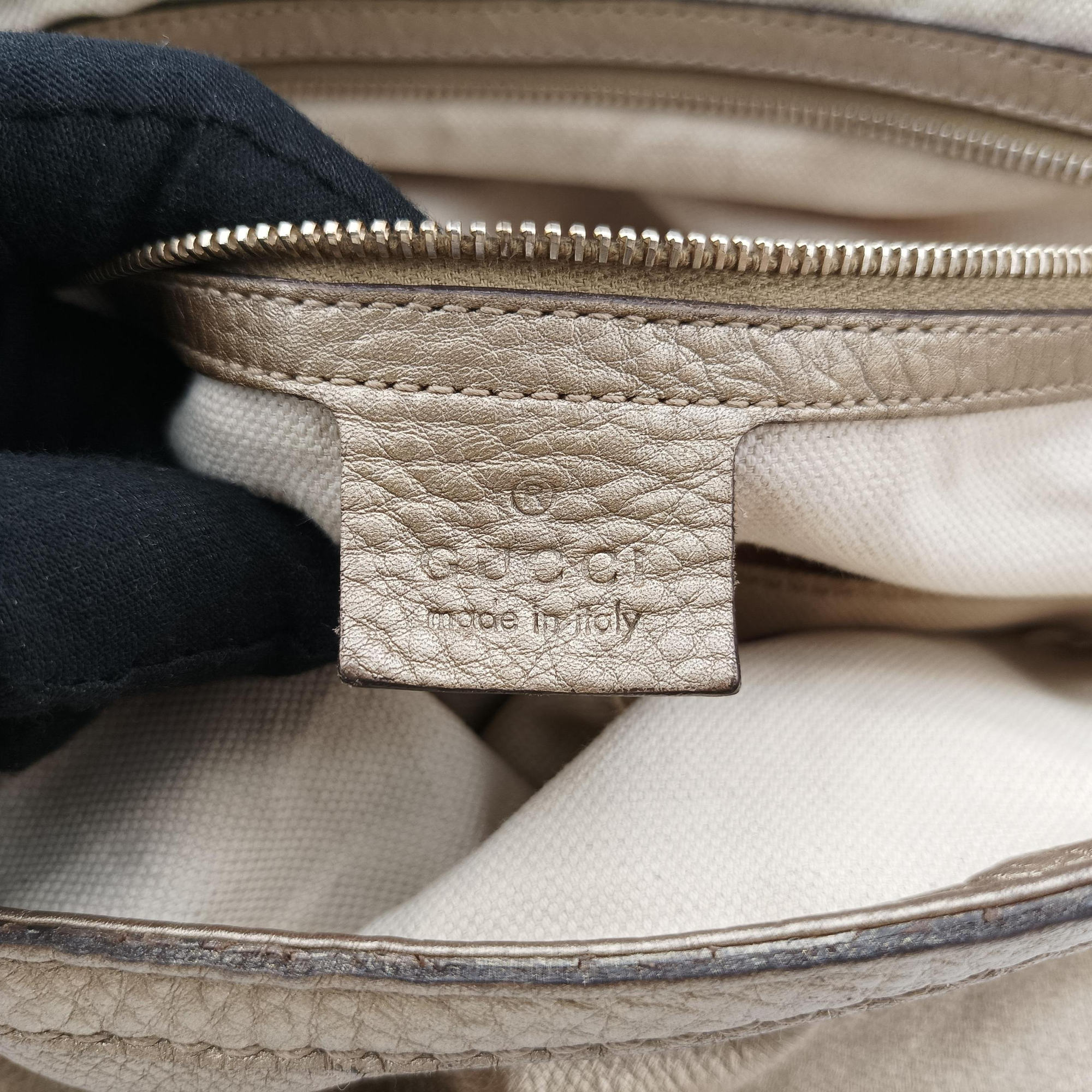 Vintage Gucci Bella Golden Leather 282301 shoulderbag | stylenewstar
