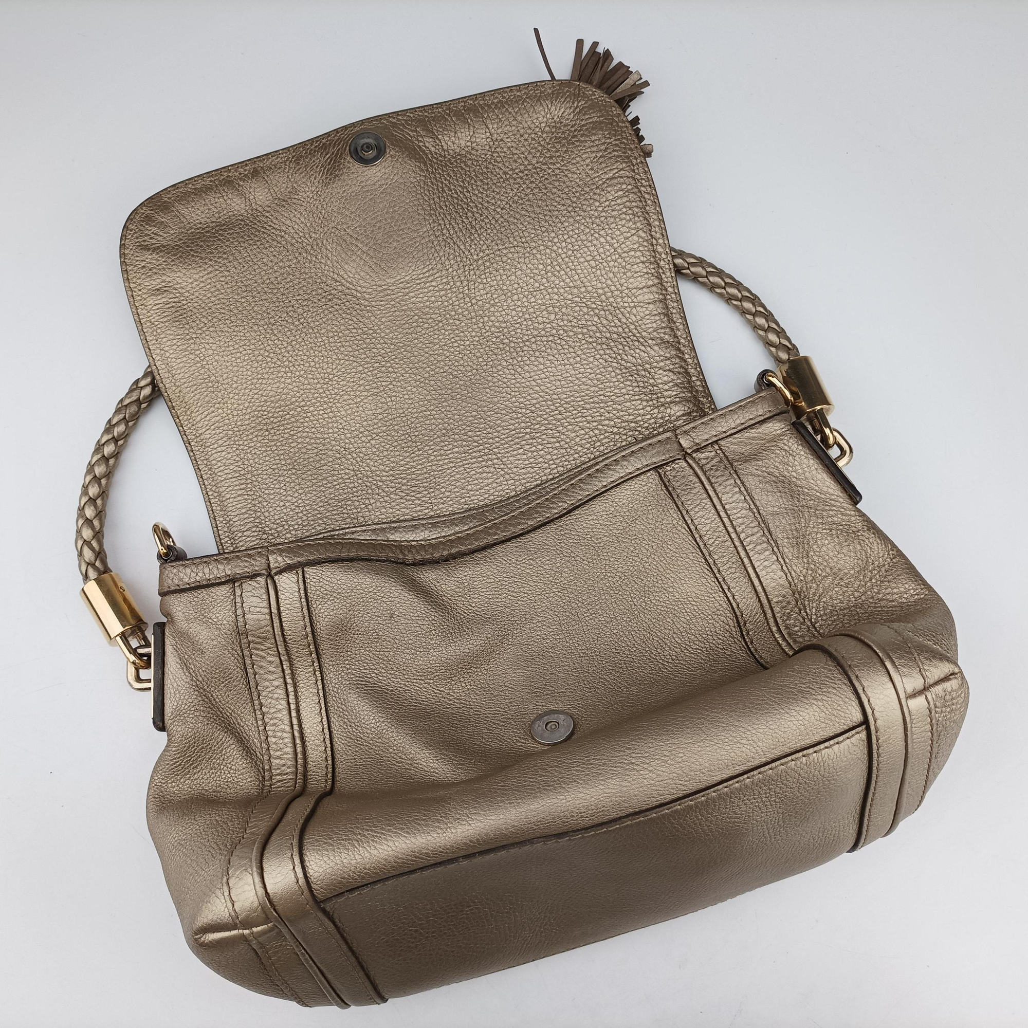Vintage Gucci Bella Golden Leather 282301 shoulderbag | stylenewstar