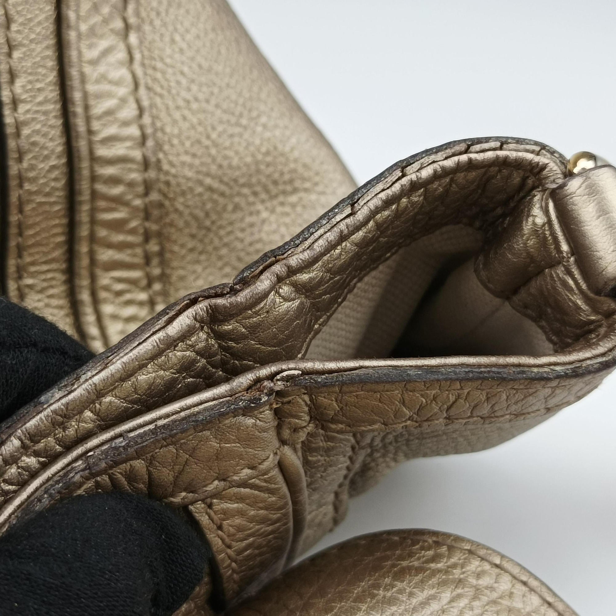 Vintage Gucci Bella Golden Leather 282301 shoulderbag | stylenewstar