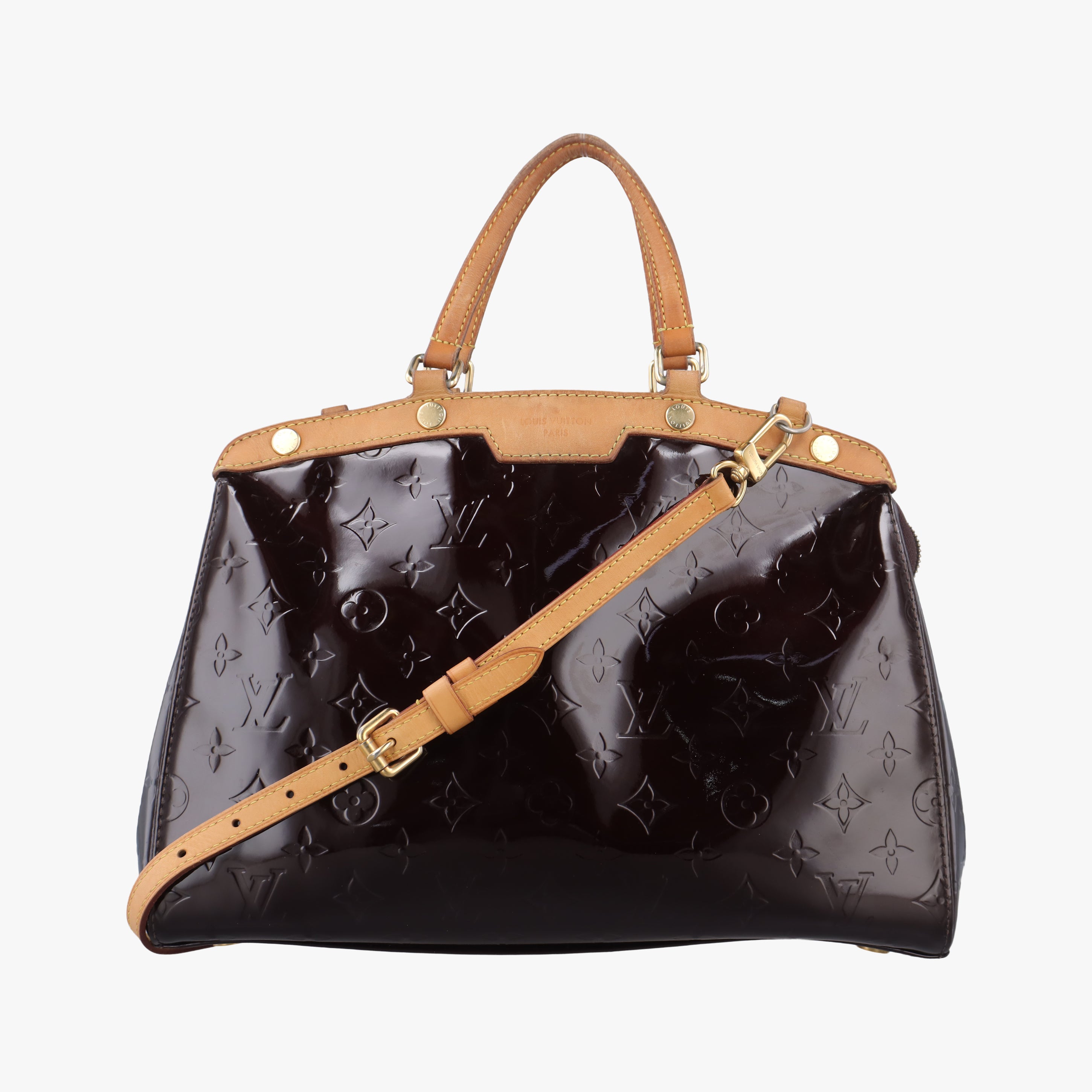 Secondhand Louis Vuitton Brea MM AMARANTE Vernis M91619 shoulderbag | stylenewstar