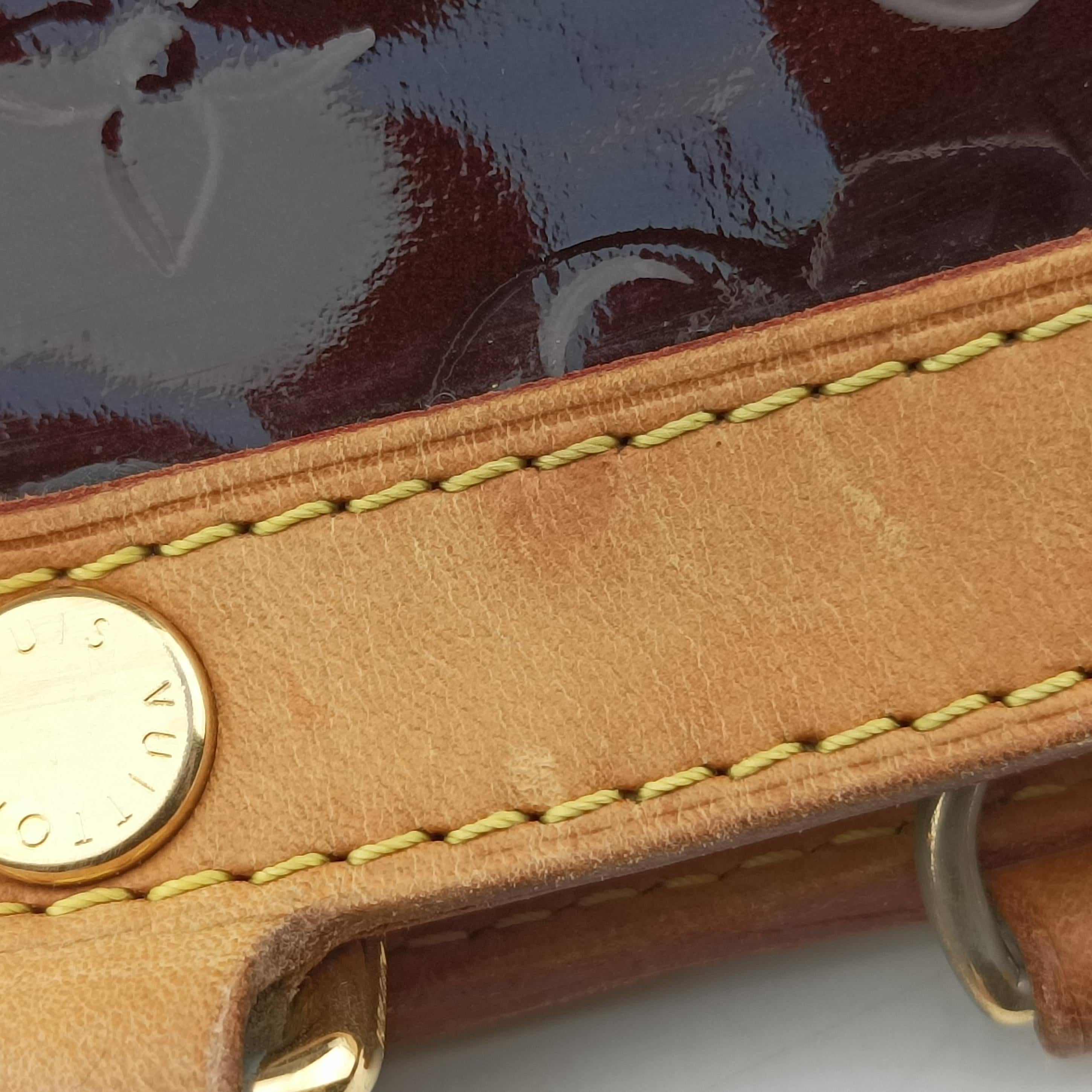 Secondhand Louis Vuitton Brea MM AMARANTE Vernis M91619 shoulderbag | stylenewstar
