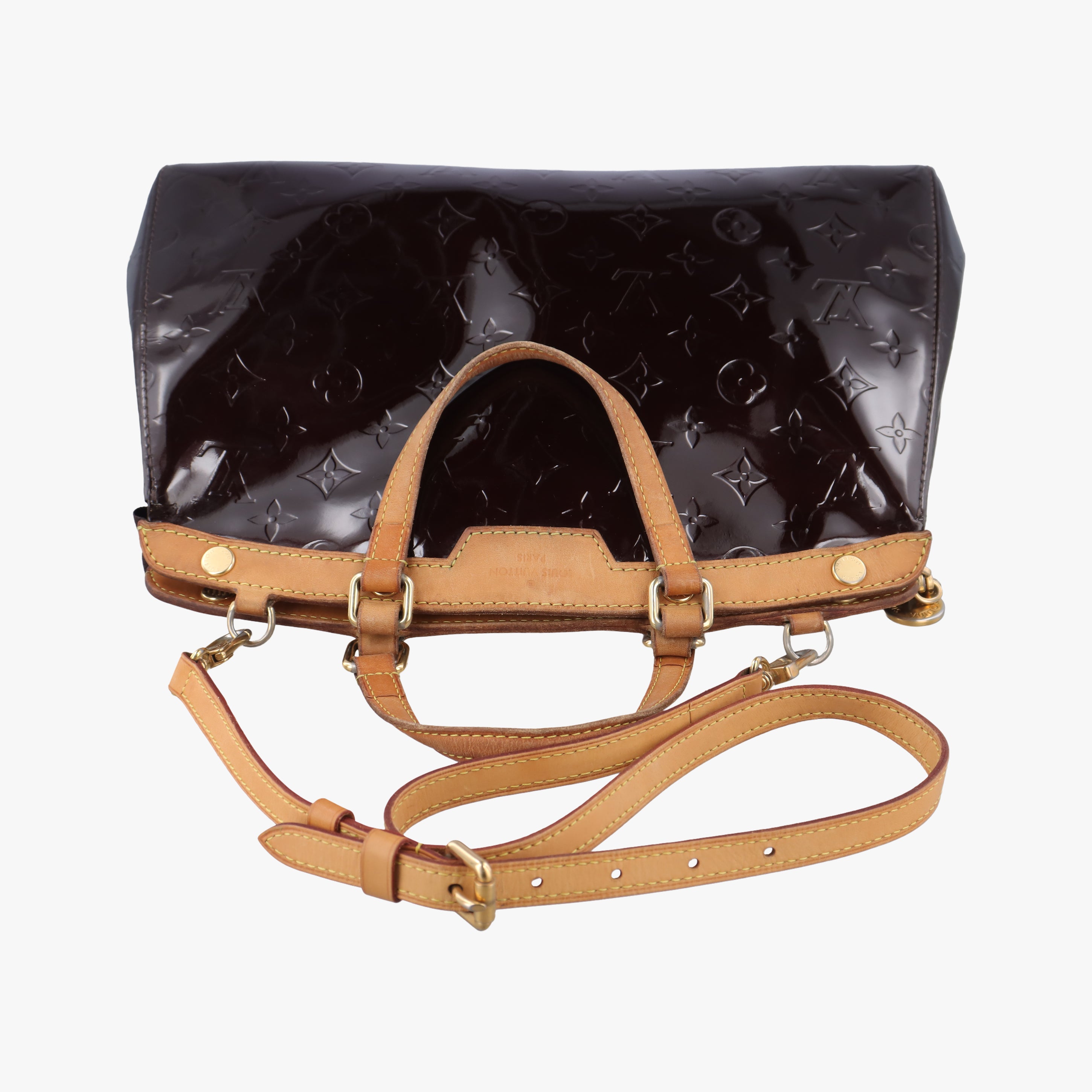 Secondhand Louis Vuitton Brea MM AMARANTE Vernis M91619 shoulderbag | stylenewstar