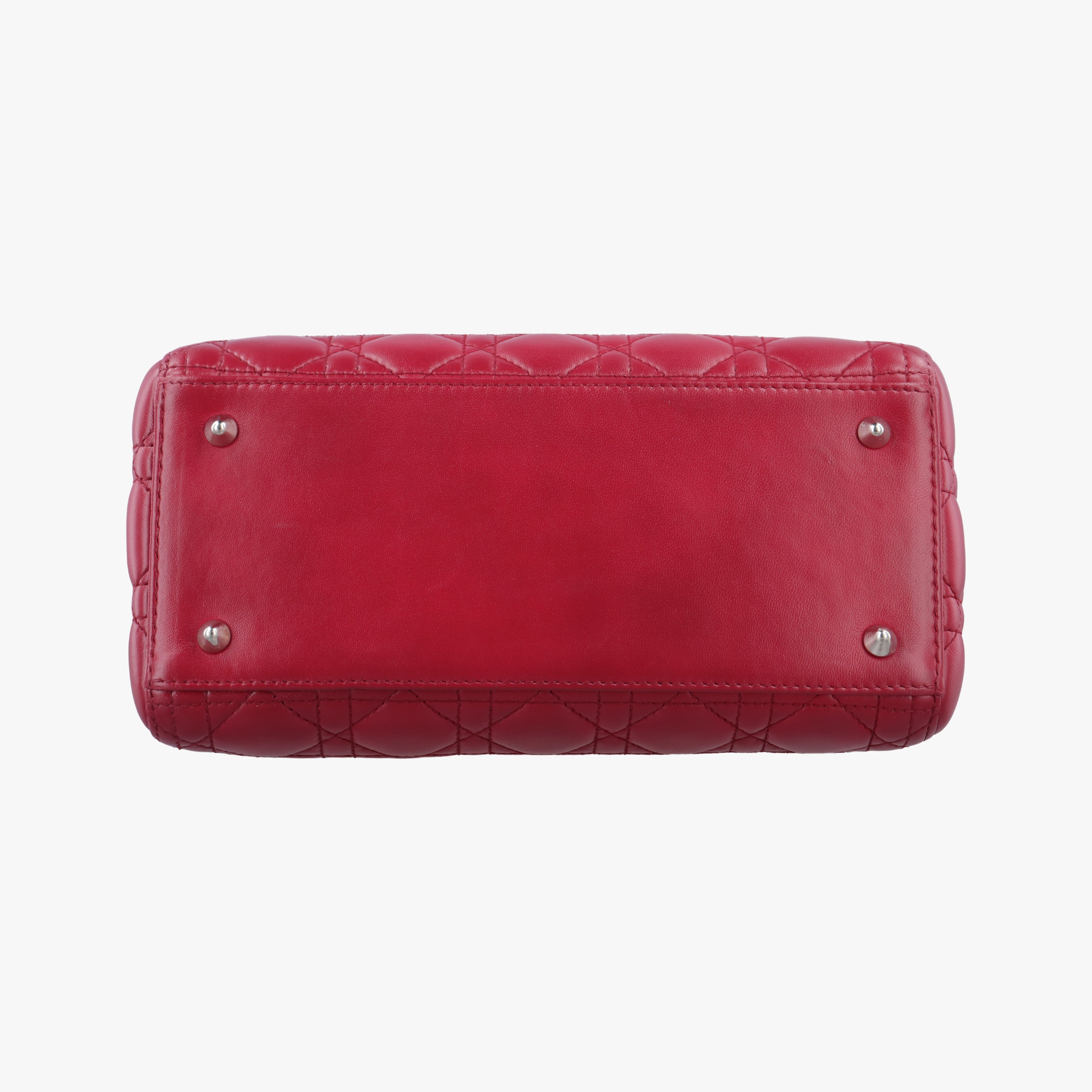 Pre-owned Christian Dior Lady Dior Rose lambskin  shoulderbag | stylenewstar