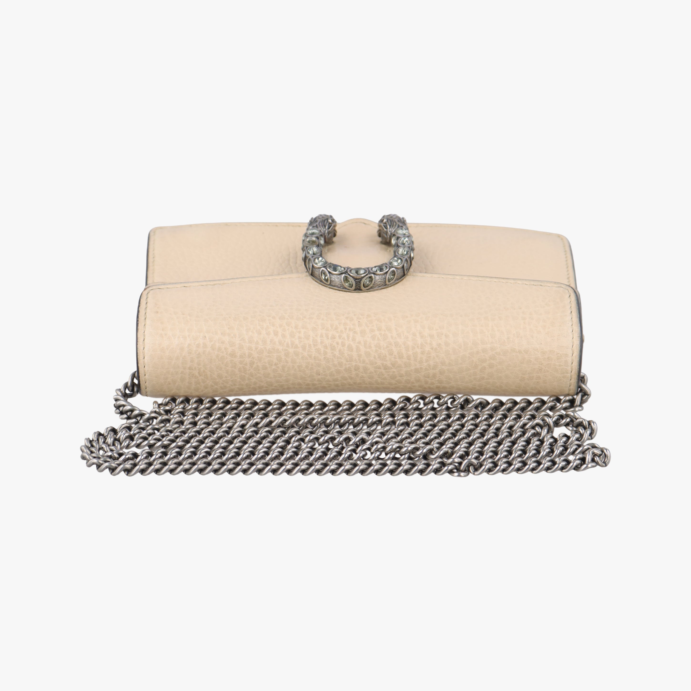 Pre-owned Gucci Dionysus White Leather 476432 shoulderbag | stylenewstar