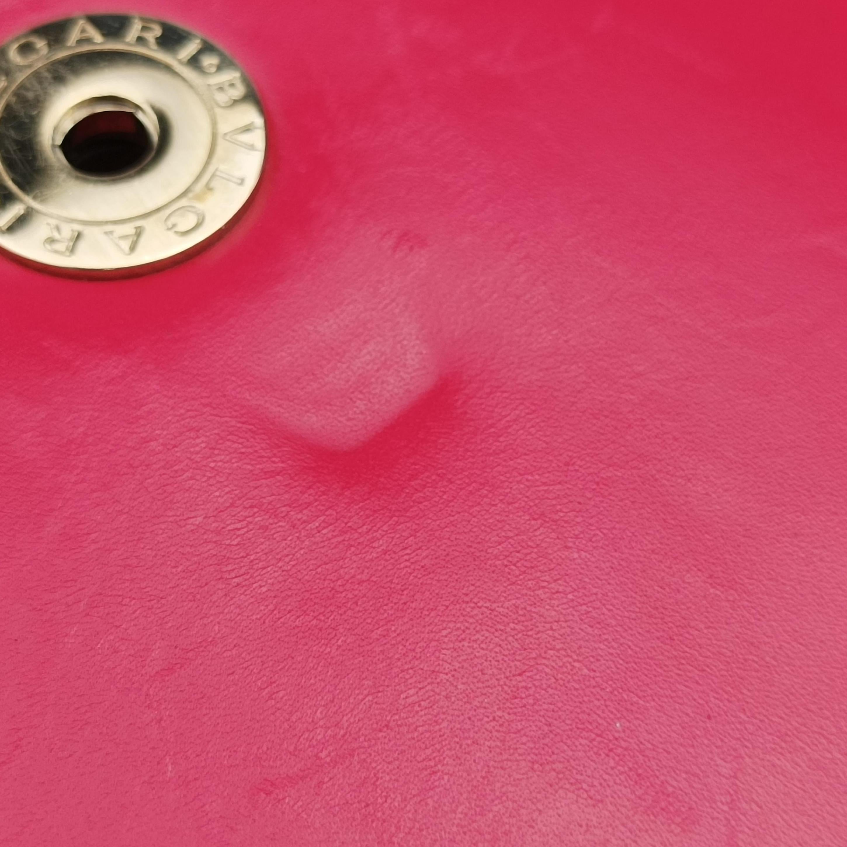 Pre-owned Bvlgari Serpenti Rose Galuchat Skin×Leather  shoulderbag | stylenewstar