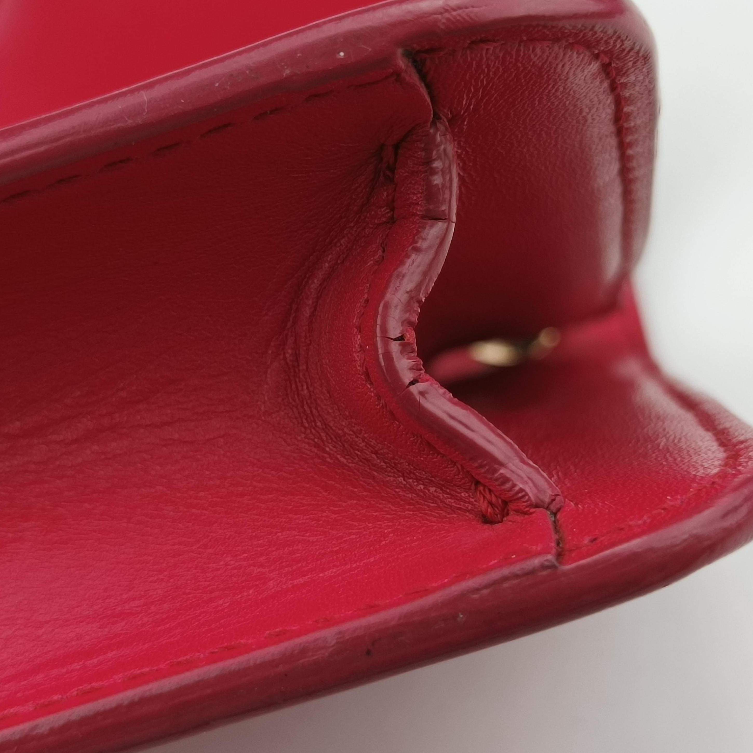 Pre-owned Bvlgari Serpenti Rose Galuchat Skin×Leather  shoulderbag | stylenewstar