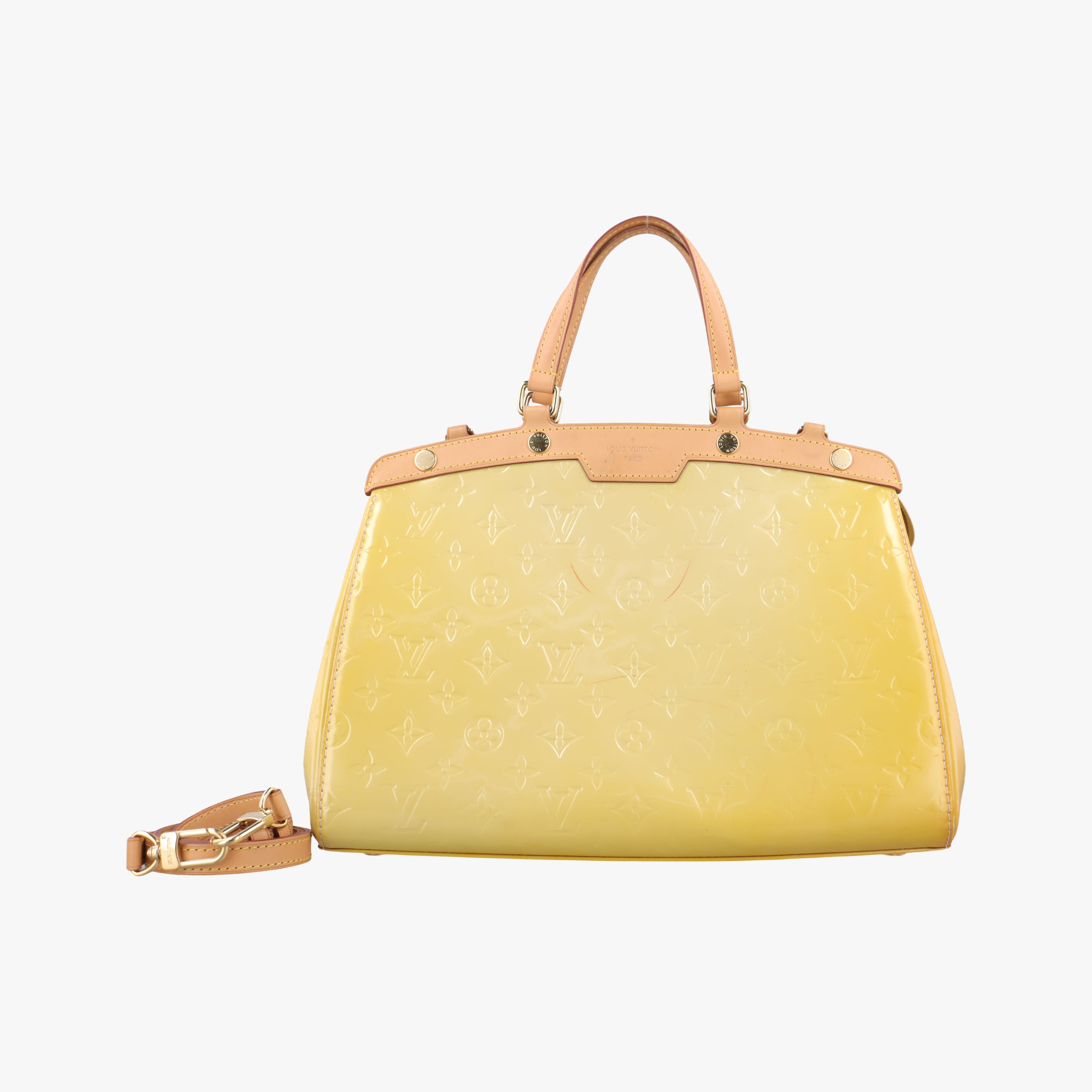 Pre-owned Louis Vuitton Brea MM Dunne Vernis M90180 shoulderbag | stylenewstar