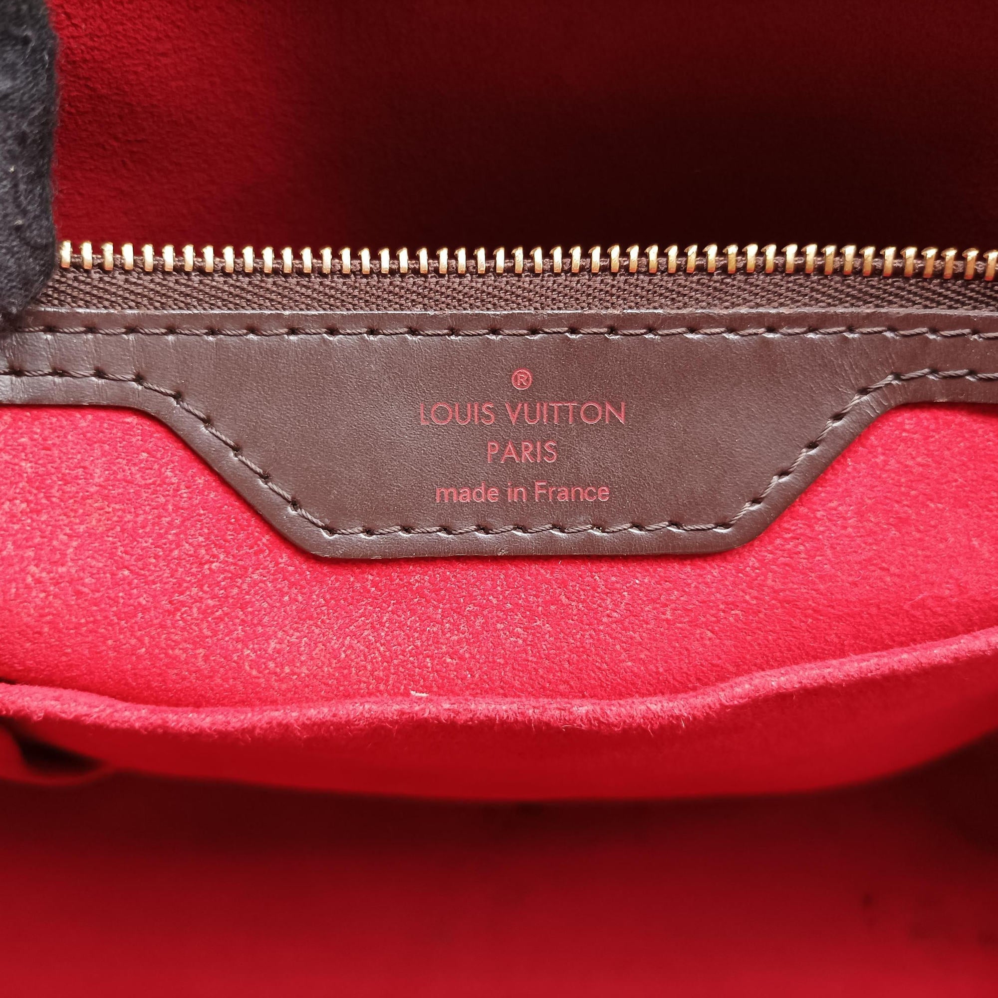 Vintage Louis Vuitton HAMPSTEAD MM EBENE Damier Canvas N51203 shoulderbag | stylenewstar