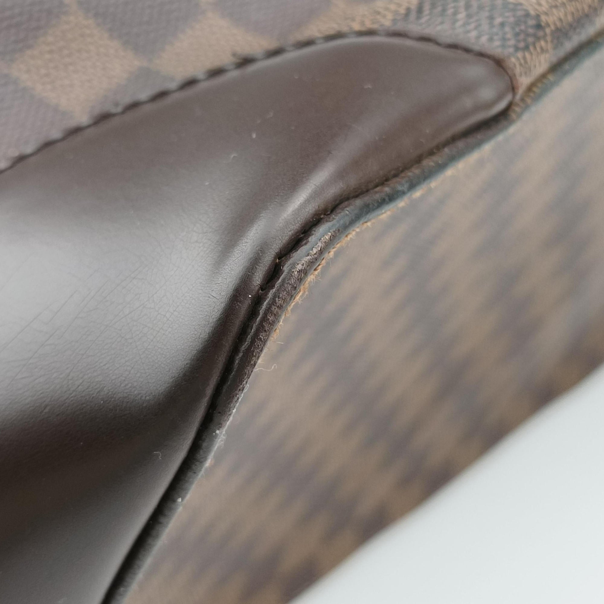 Vintage Louis Vuitton HAMPSTEAD MM EBENE Damier Canvas N51203 shoulderbag | stylenewstar