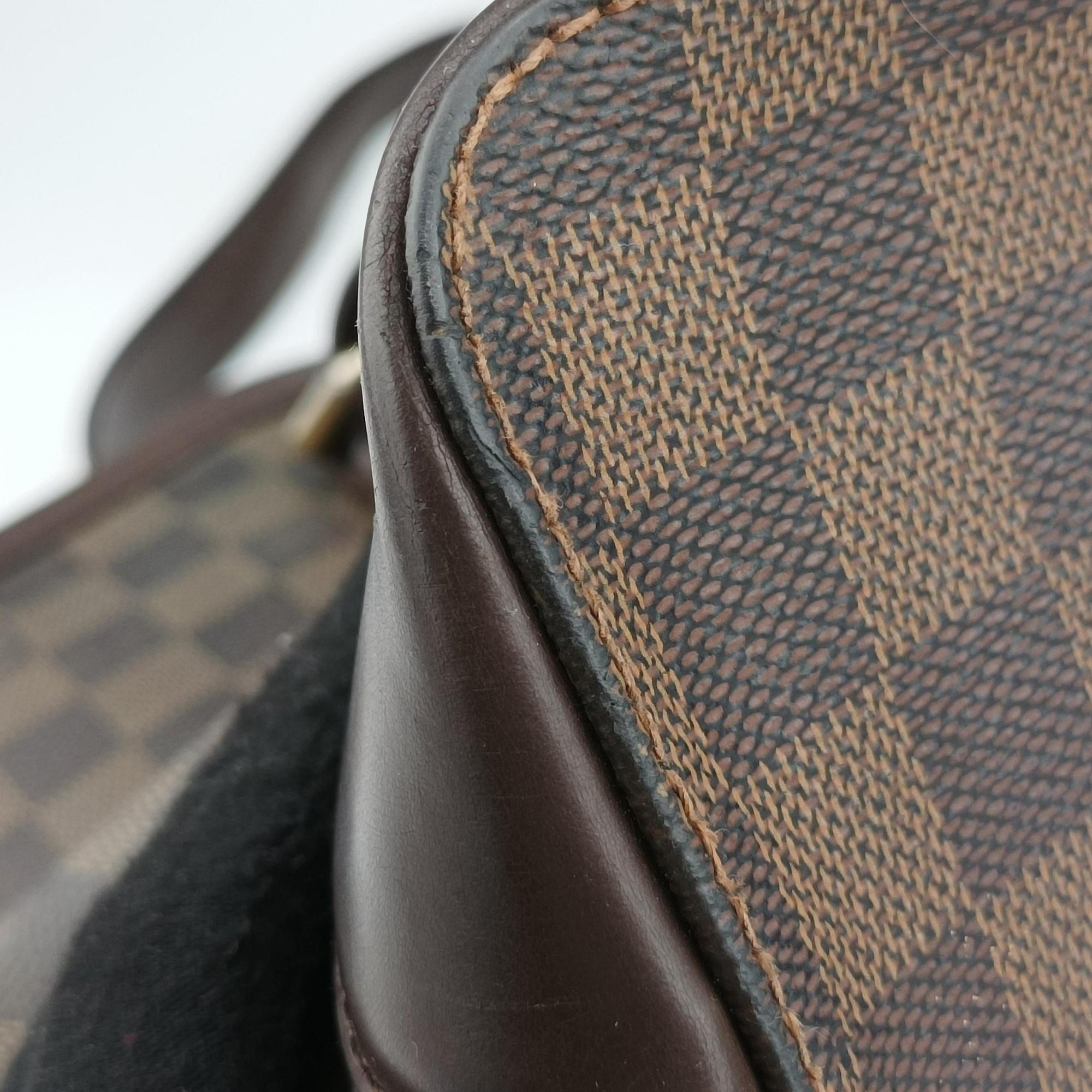 Vintage Louis Vuitton HAMPSTEAD MM EBENE Damier Canvas N51203 shoulderbag | stylenewstar