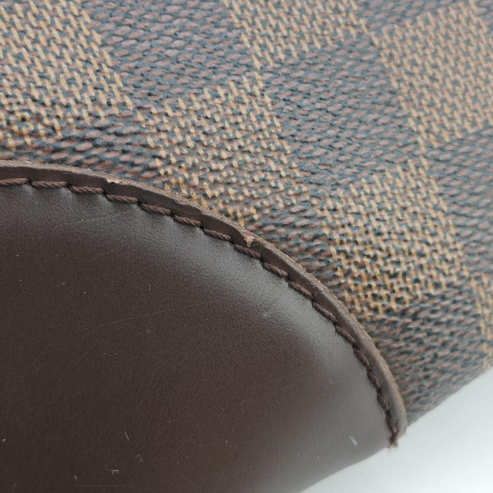Vintage Louis Vuitton HAMPSTEAD MM EBENE Damier Canvas N51203 shoulderbag | stylenewstar