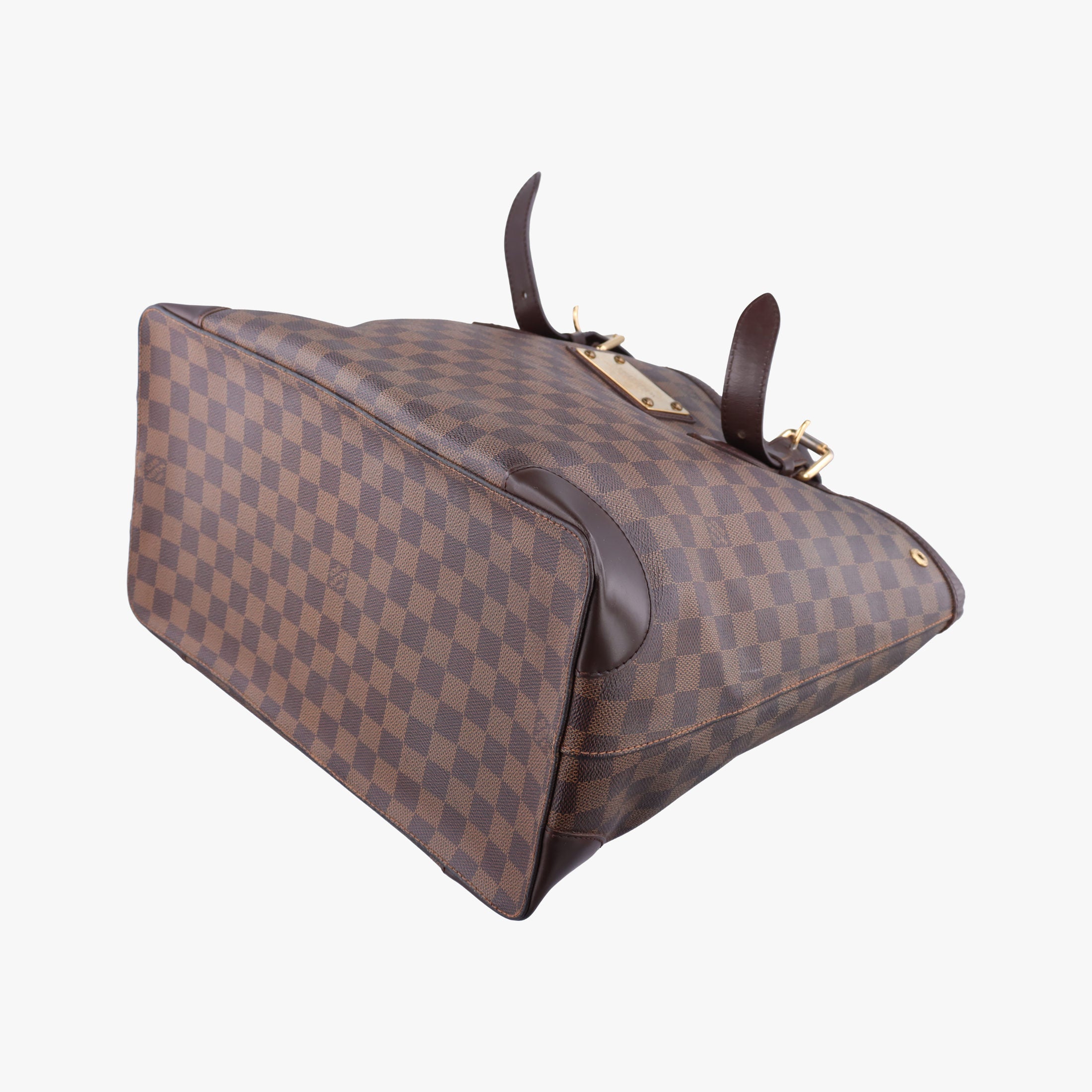 Vintage Louis Vuitton HAMPSTEAD MM EBENE Damier Canvas N51203 shoulderbag | stylenewstar