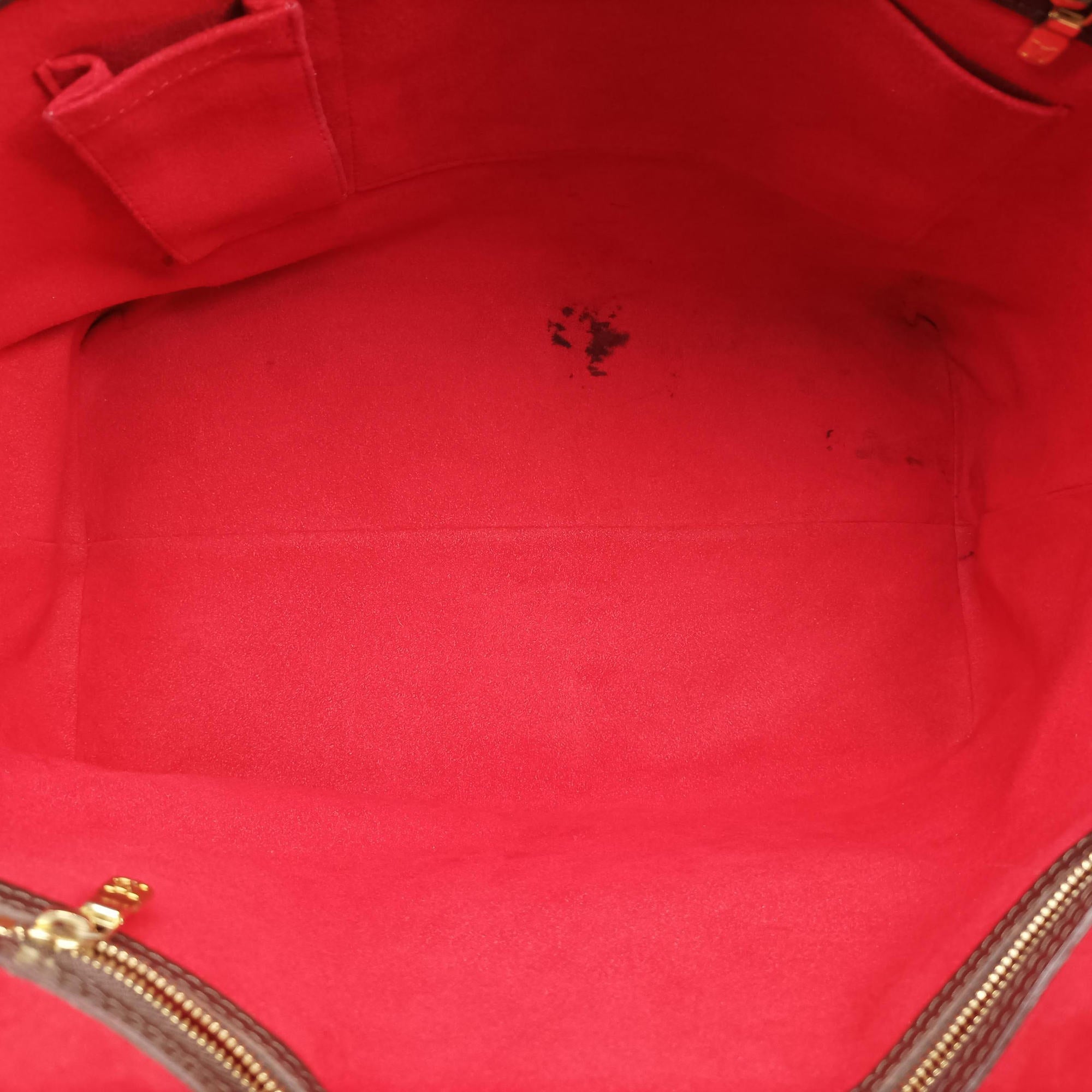 Vintage Louis Vuitton HAMPSTEAD MM EBENE Damier Canvas N51203 shoulderbag | stylenewstar