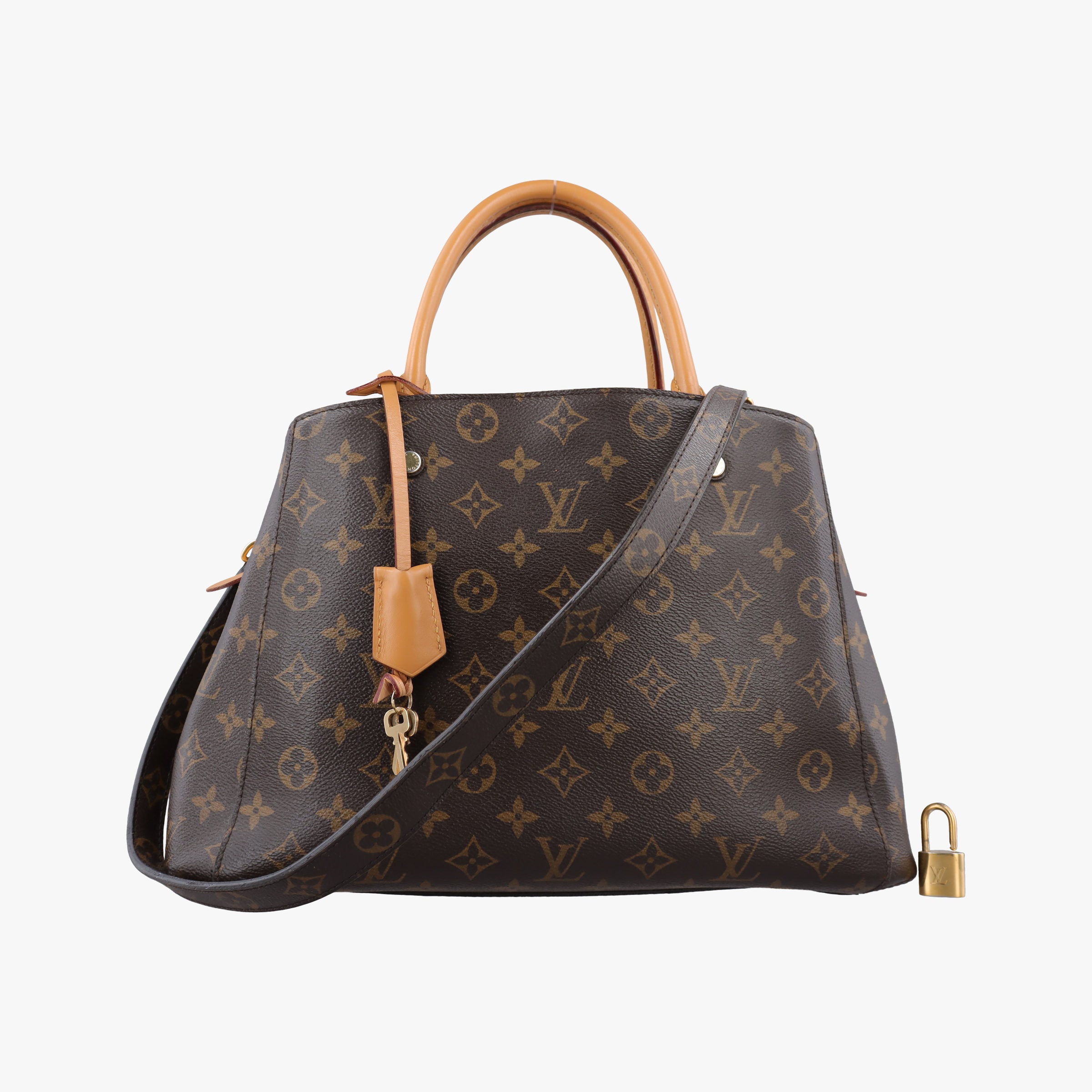 Pre-owned Louis Vuitton MONTAIGNE MM Brown Monogram Canvas M41056 shoulderbag | stylenewstar