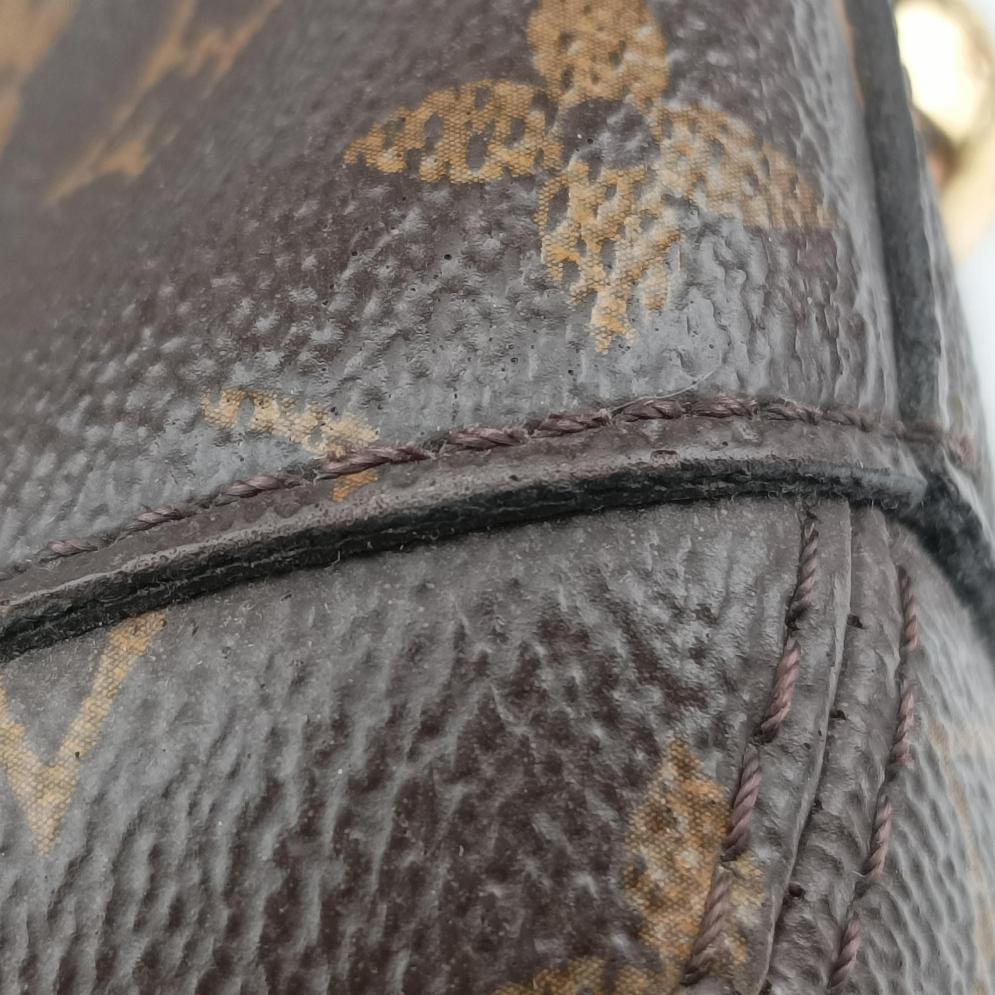 Pre-owned Louis Vuitton MONTAIGNE MM Brown Monogram Canvas M41056 shoulderbag | stylenewstar