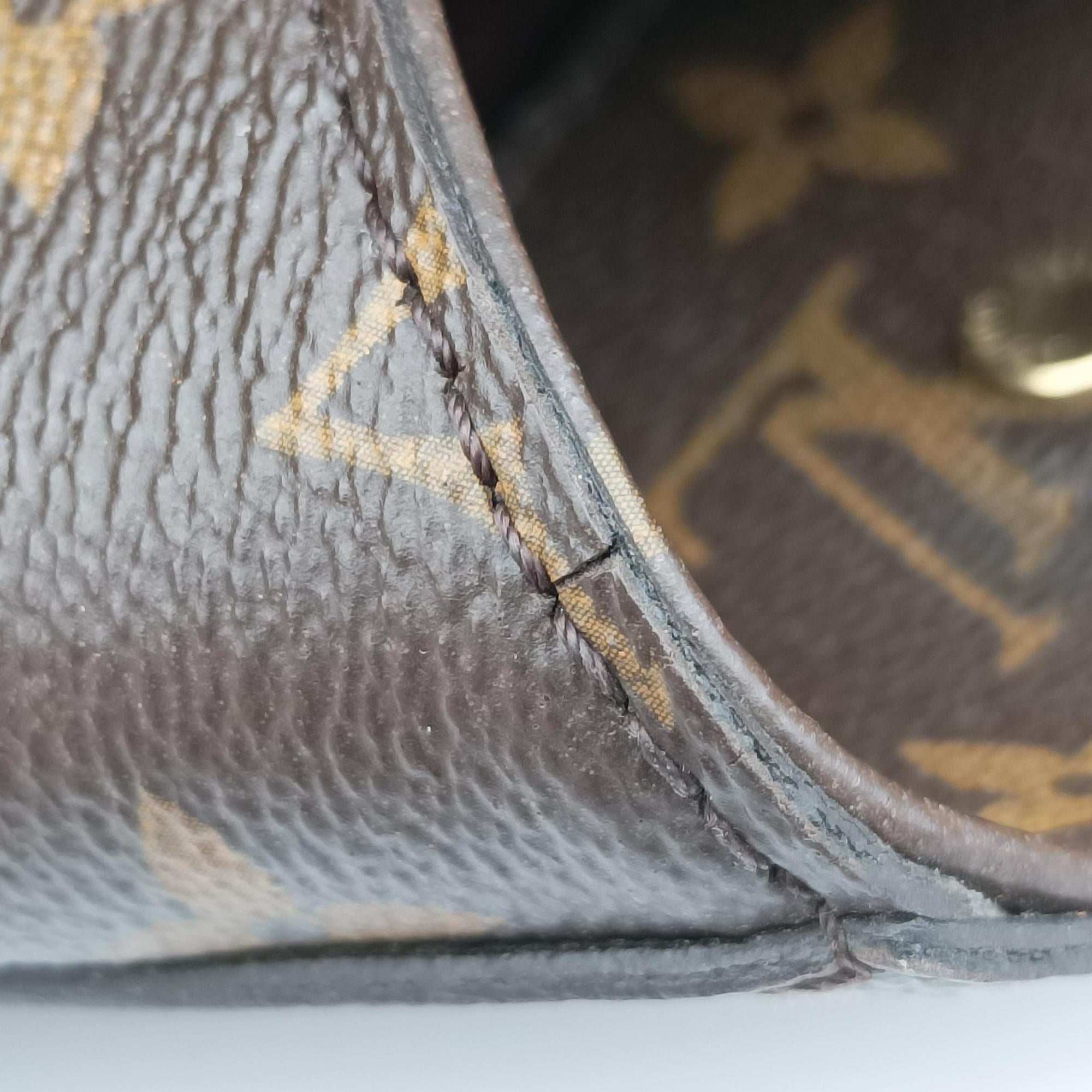 Pre-owned Louis Vuitton MONTAIGNE MM Brown Monogram Canvas M41056 shoulderbag | stylenewstar