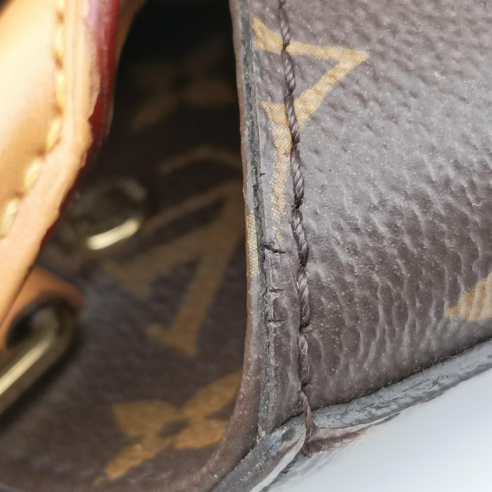 Pre-owned Louis Vuitton MONTAIGNE MM Brown Monogram Canvas M41056 shoulderbag | stylenewstar
